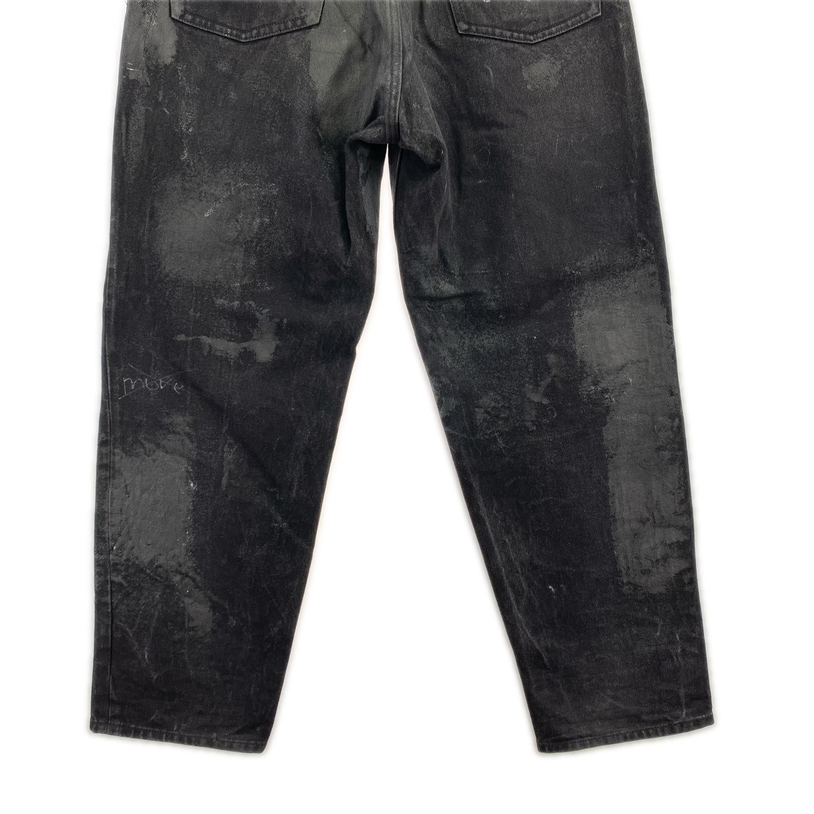 デニムパンツ 1 / 8 gourmet jeans for SUPPLY / LOOSE ブラック