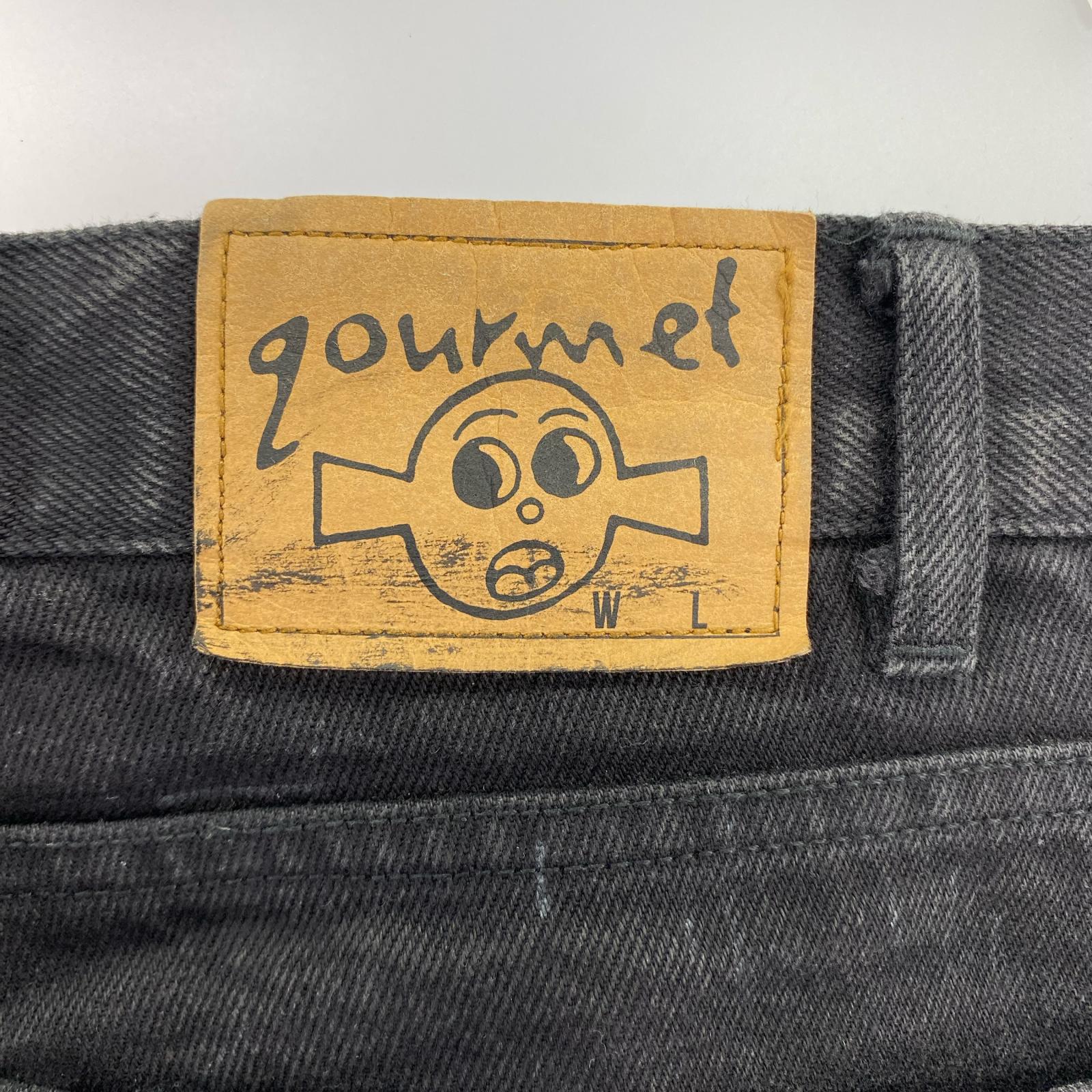 デニムパンツ 1 / 8 gourmet jeans for SUPPLY / LOOSE ブラック
