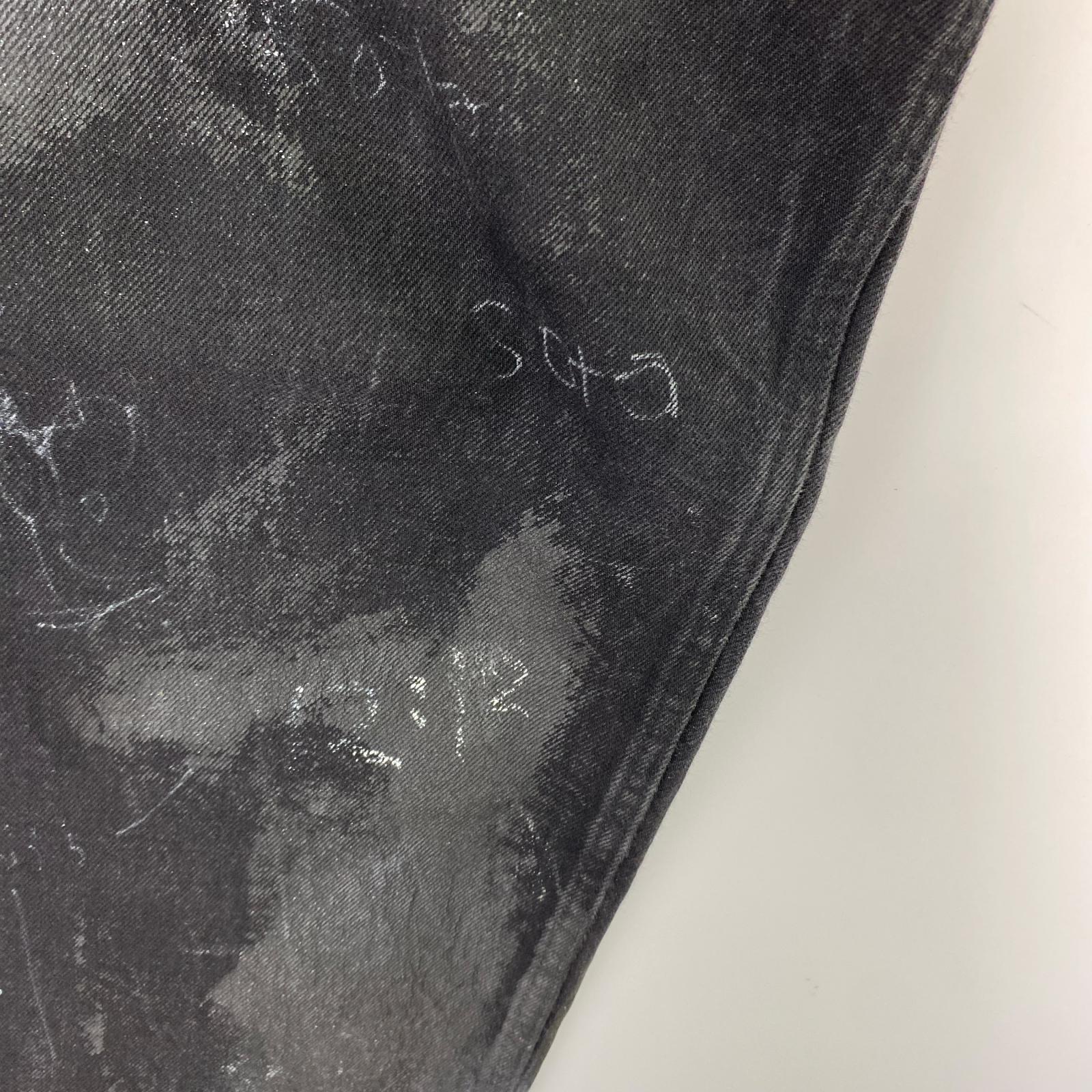 デニムパンツ 1 / 8 gourmet jeans for SUPPLY / LOOSE ブラック