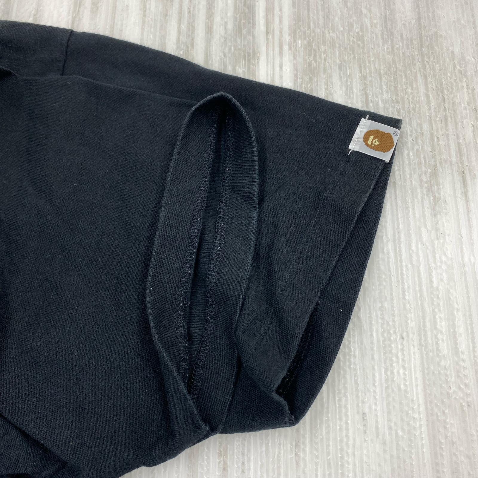 半袖Ｔシャツ ロゴ 黄 L ブラック