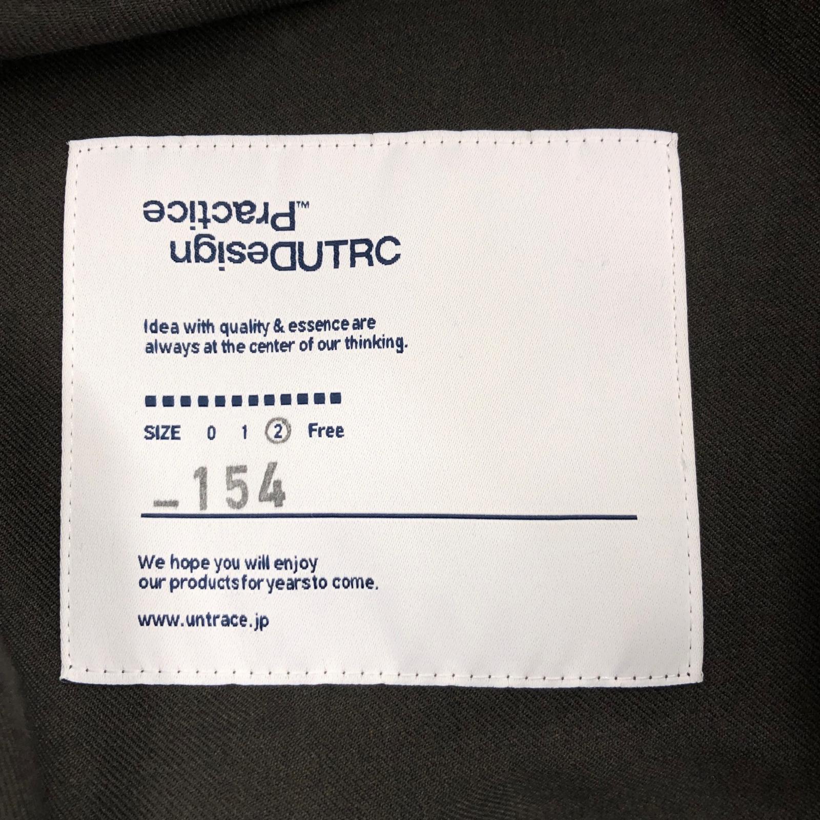 パンツ untrace TPO Tapered Pants イージーワイドテーパードパンツ 2 チャコール 2