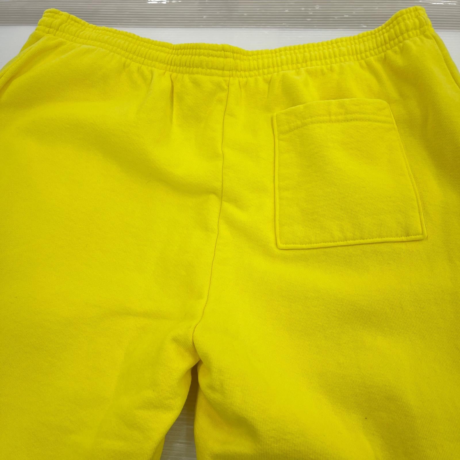 パンツ sp5der YELLOW OG WEB V2 SWEATPANTS XL 黄 イエロー