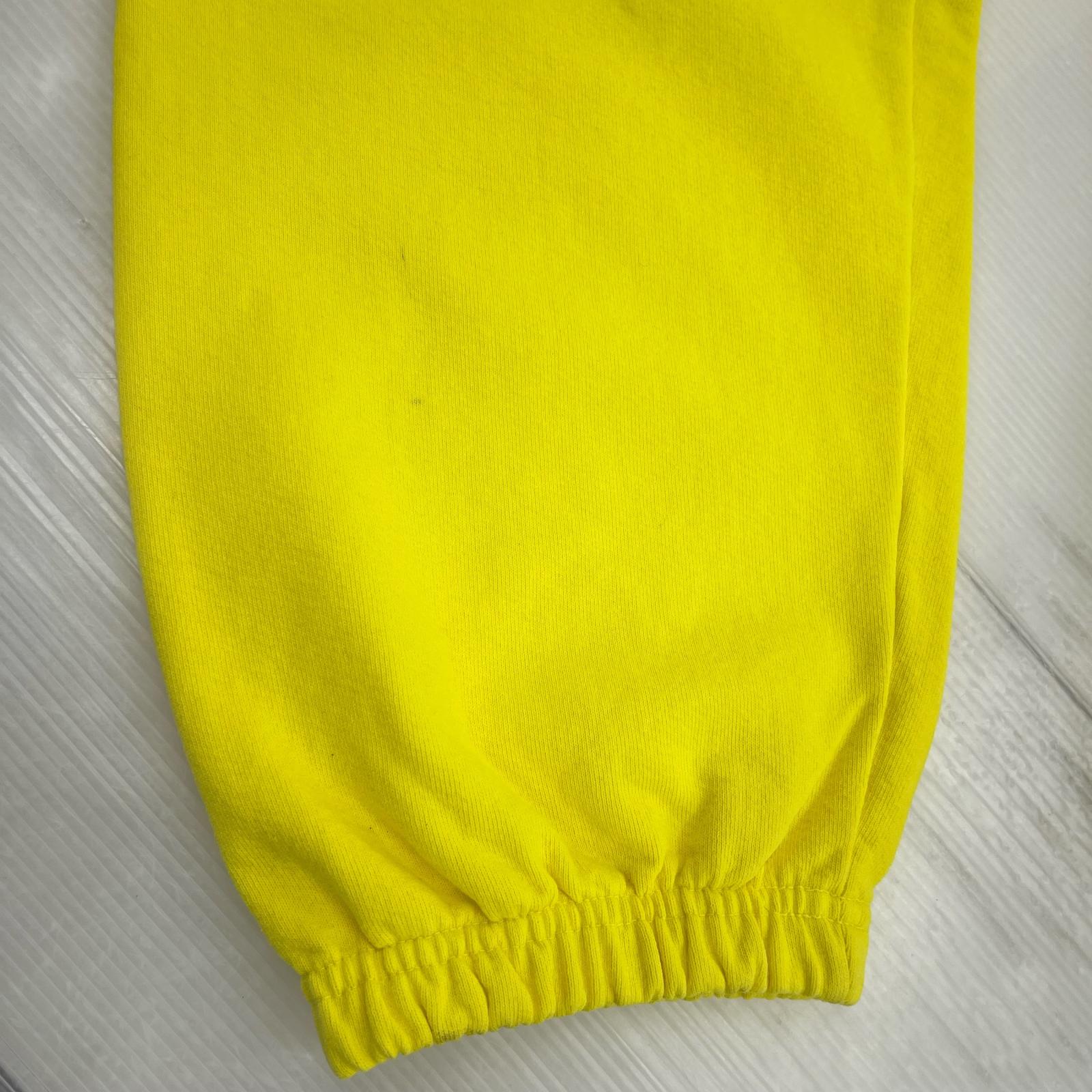 パンツ sp5der YELLOW OG WEB V2 SWEATPANTS XL 黄 イエロー