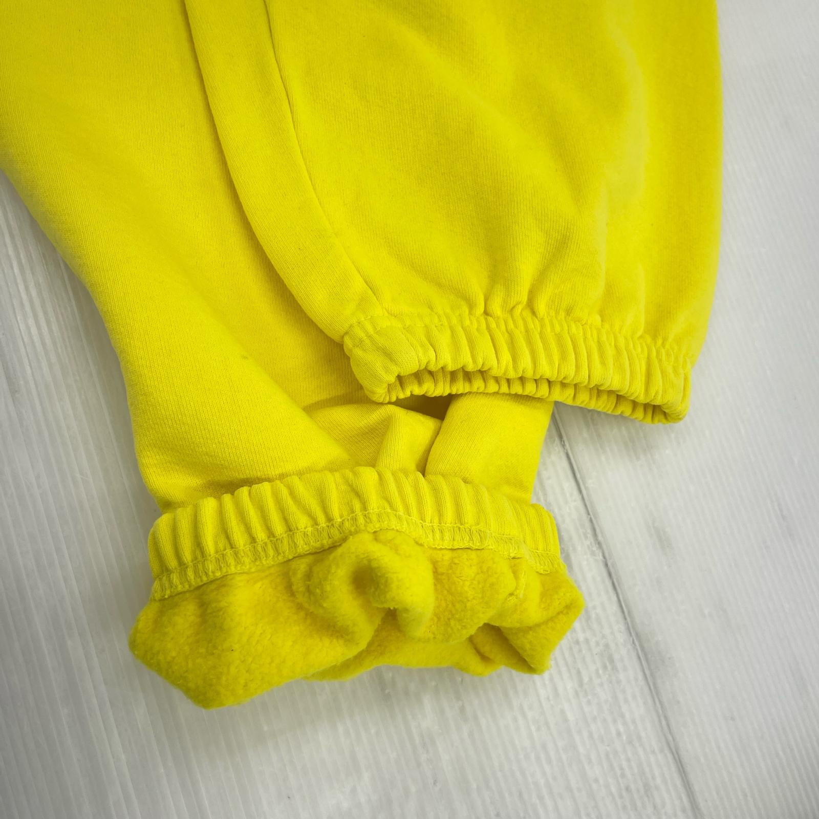 パンツ sp5der YELLOW OG WEB V2 SWEATPANTS XL 黄 イエロー