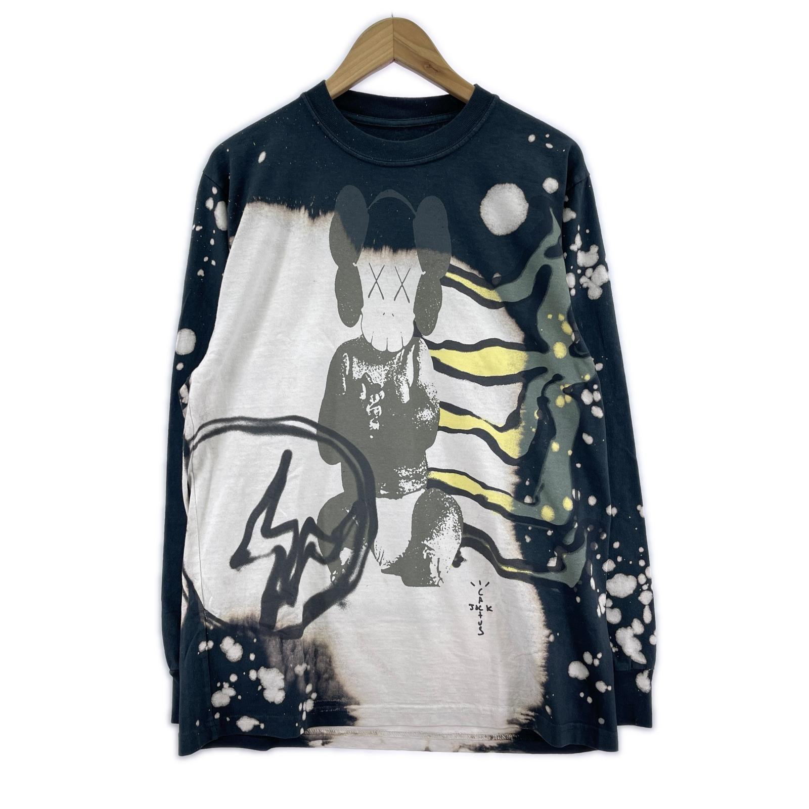 長袖Ｔシャツ fragment design×KAWS×CUCTUS JACK 総柄L/Sカットソー M M マルチカラー