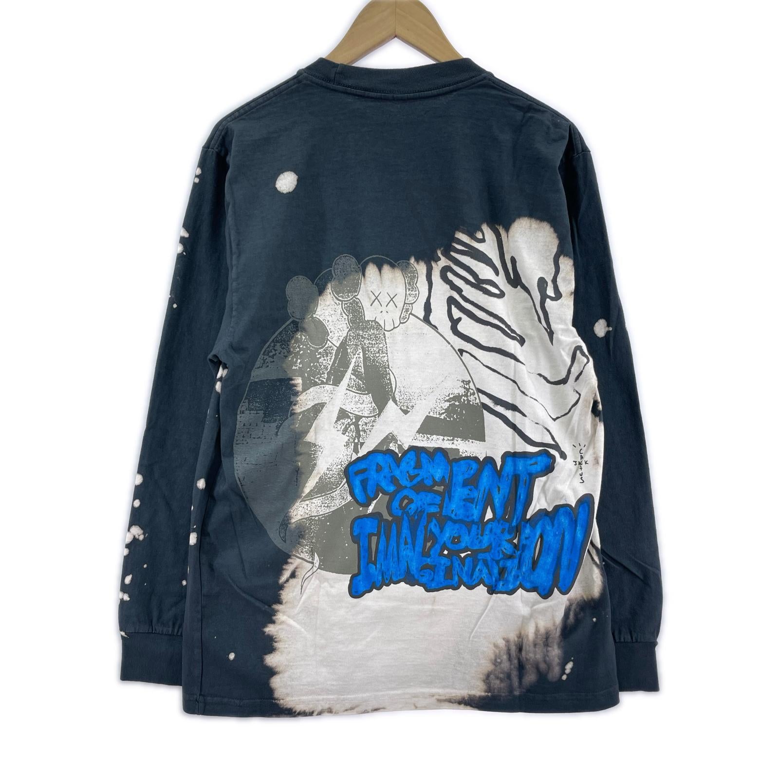 長袖Ｔシャツ fragment design×KAWS×CUCTUS JACK 総柄L/Sカットソー M M マルチカラー