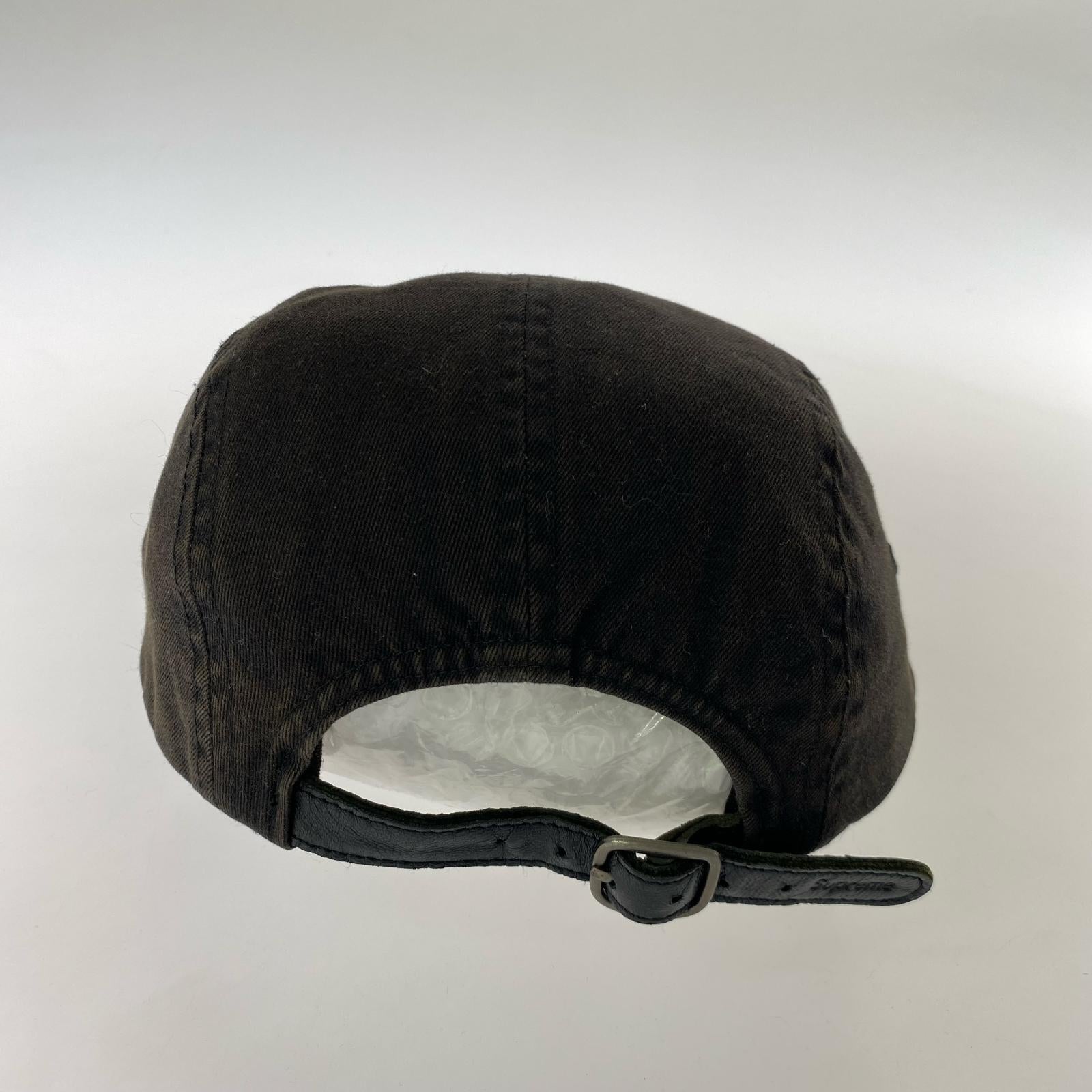 キャップ 26SS Washed Chino twill Camp Cap Black ブラック