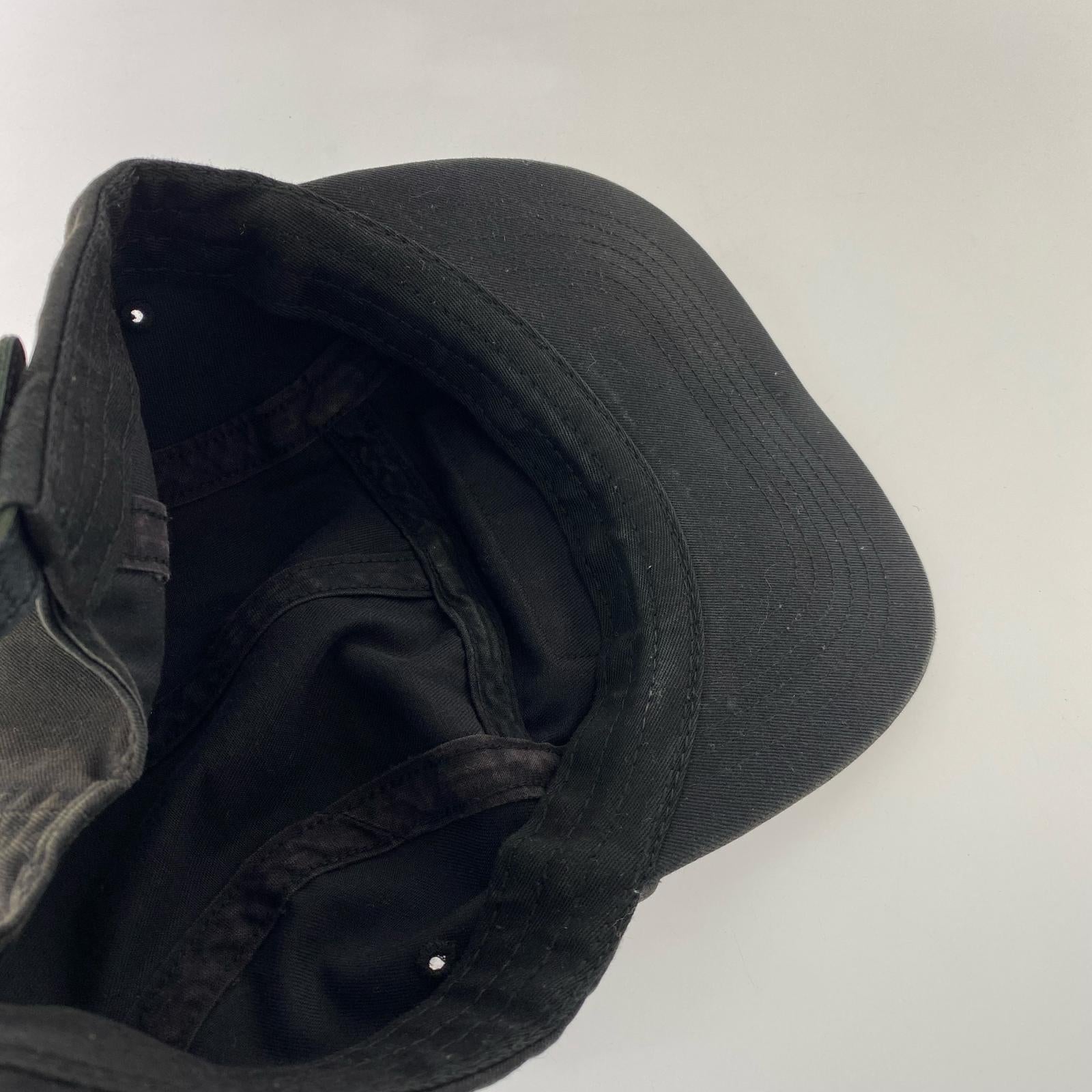 キャップ 26SS Washed Chino twill Camp Cap Black ブラック