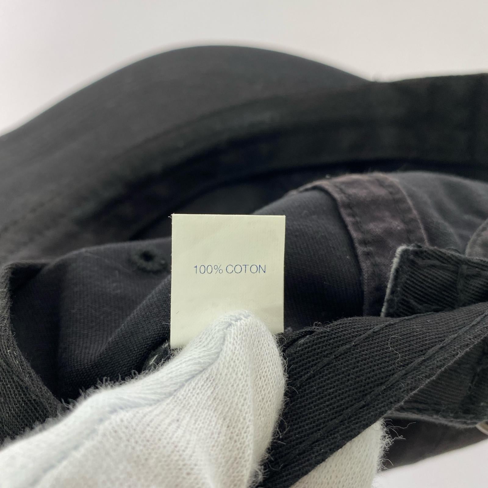 キャップ 26SS Washed Chino twill Camp Cap Black ブラック