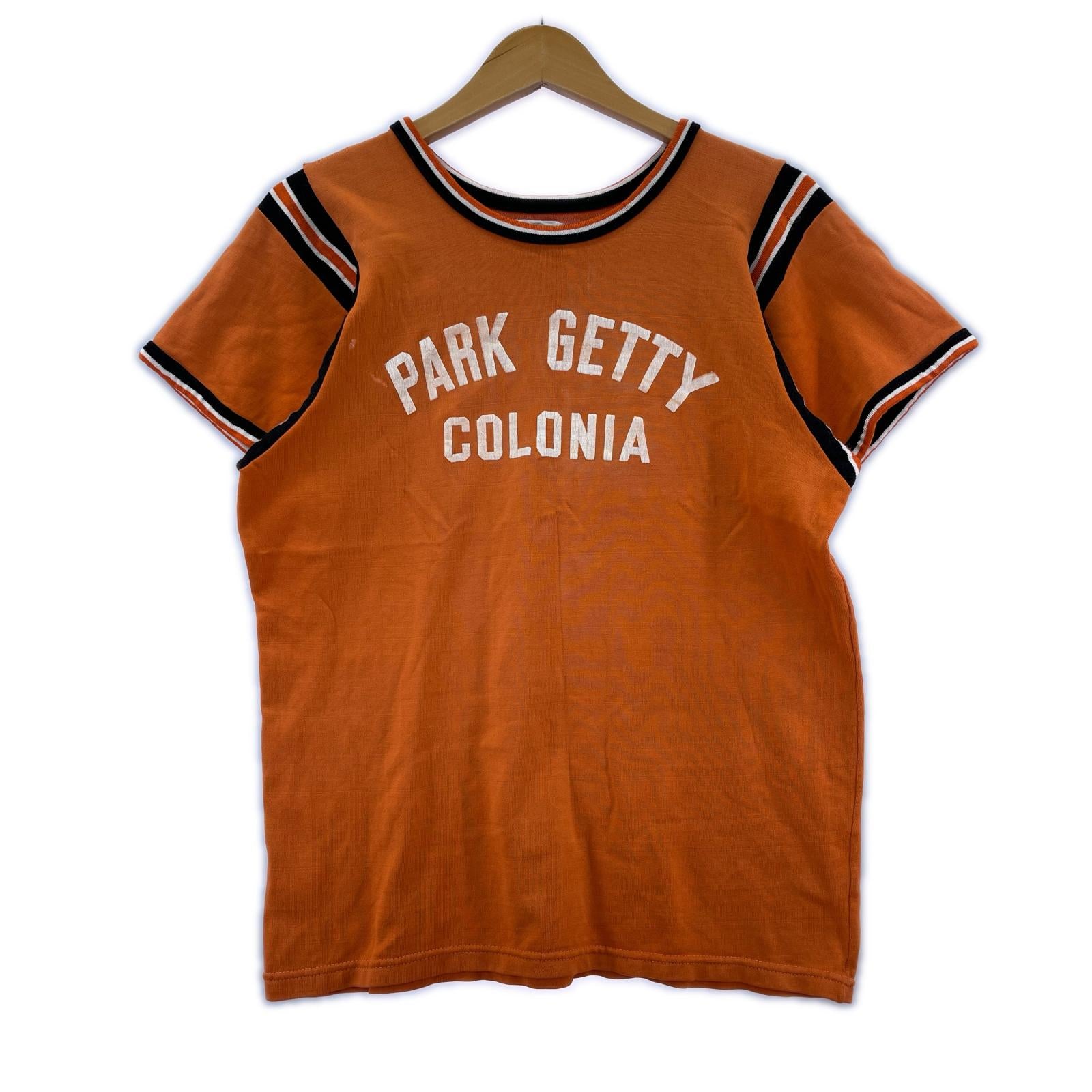 半袖Ｔシャツ 70s Felco フットボールT オレンジ L オレンジ
