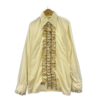 長袖シャツ 70s L＆M Fashions フリル L/Sシャツ イエロー イエロー