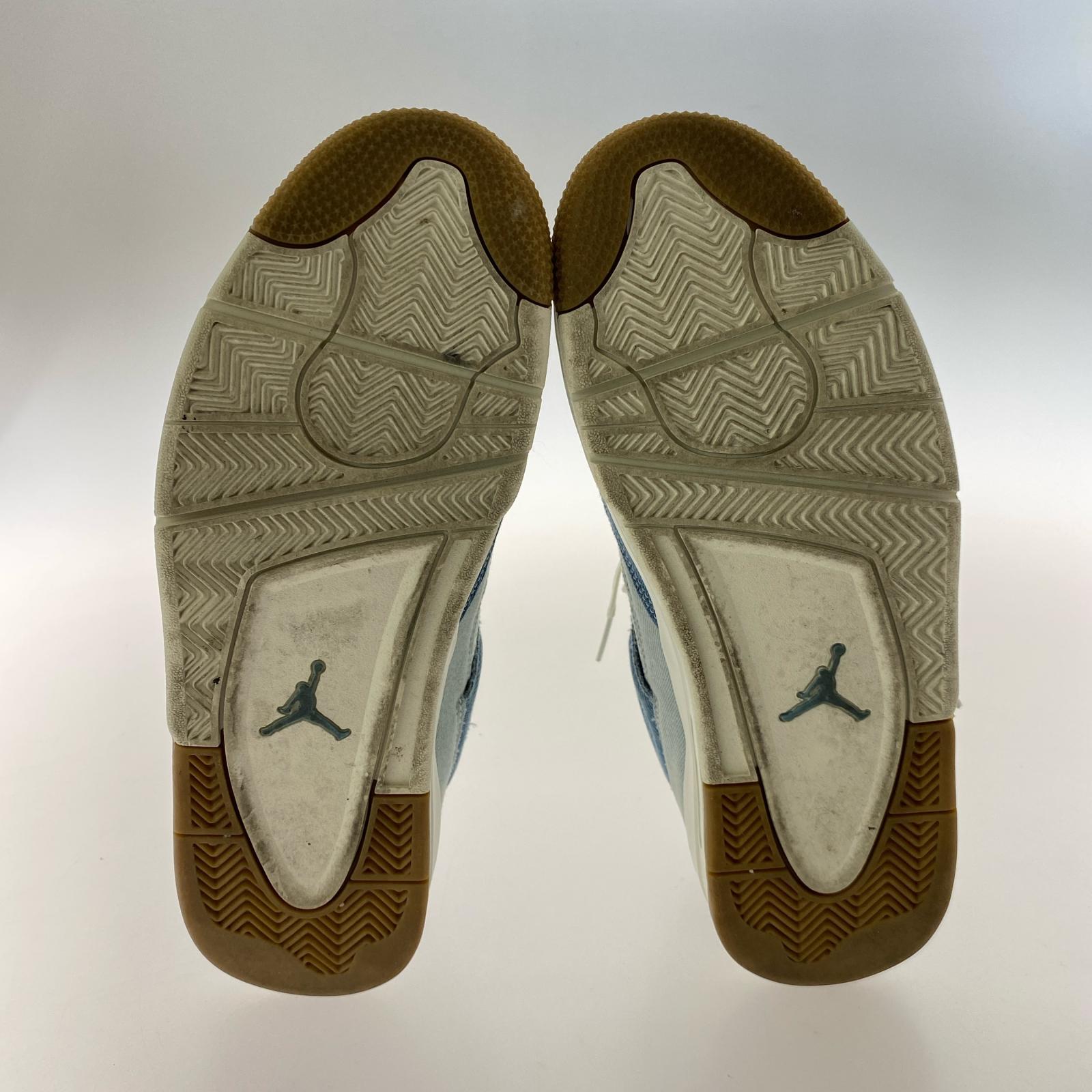 スニーカー WMNS AIR JORDAN 4 RETRO TEX WORN BLUE 28.5cm (US10 1/2 UK10 EU47)