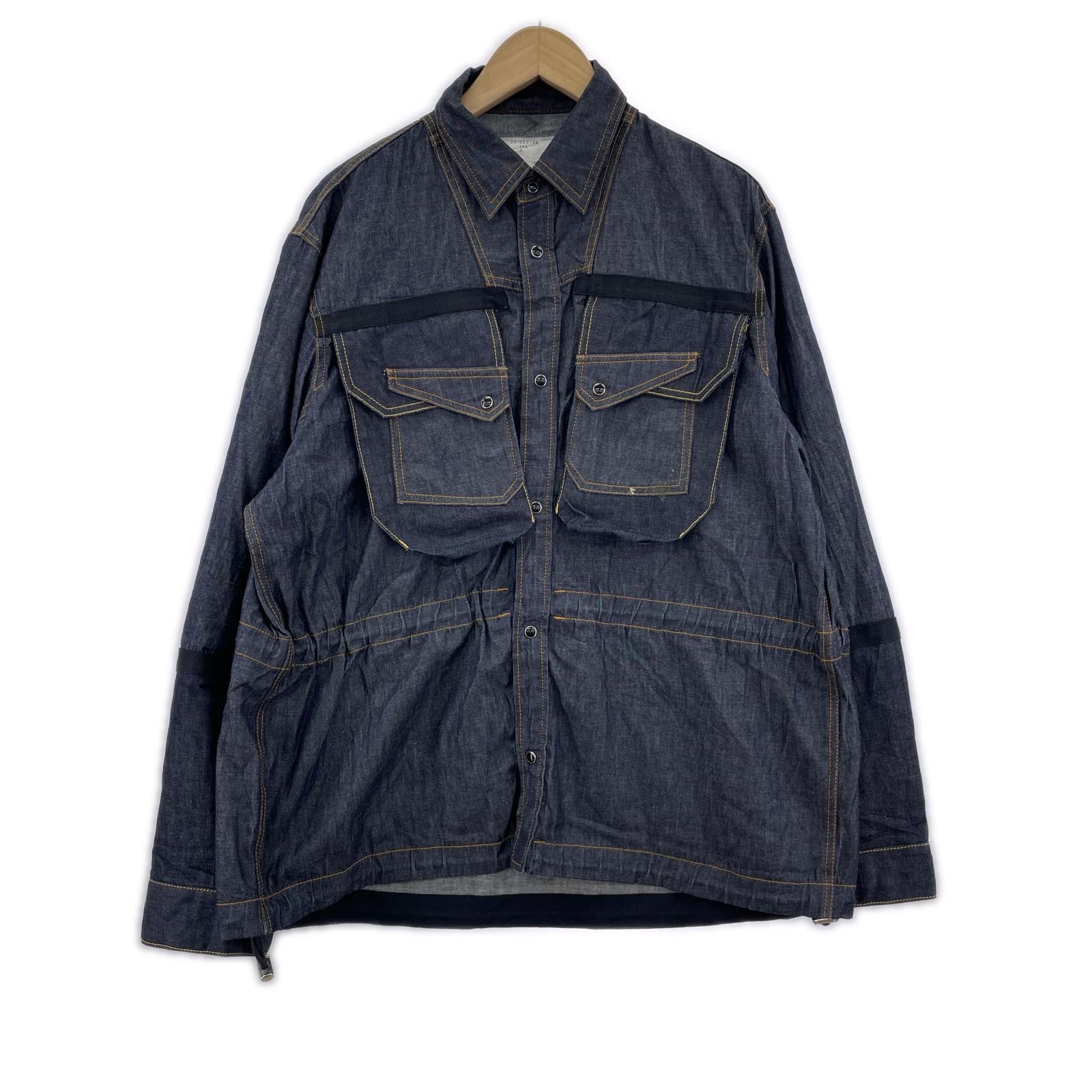 デニムジャケット 22SS Cotton Denim Blouson (2) 22-02718M 2 ネイビー