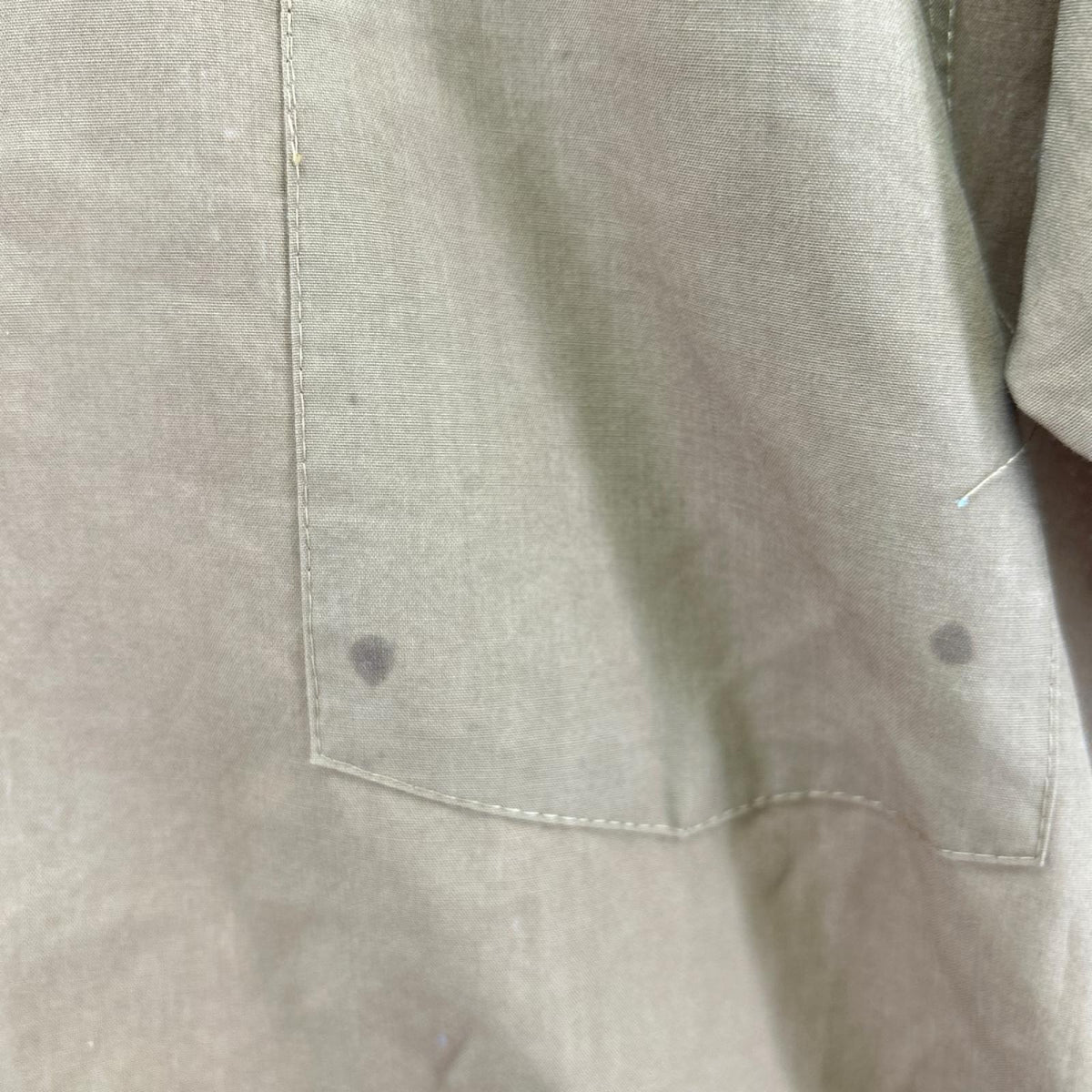 半袖シャツ Sears PERMA-PREST ﾜｰｸｼｬﾂ 茶 ブラウン