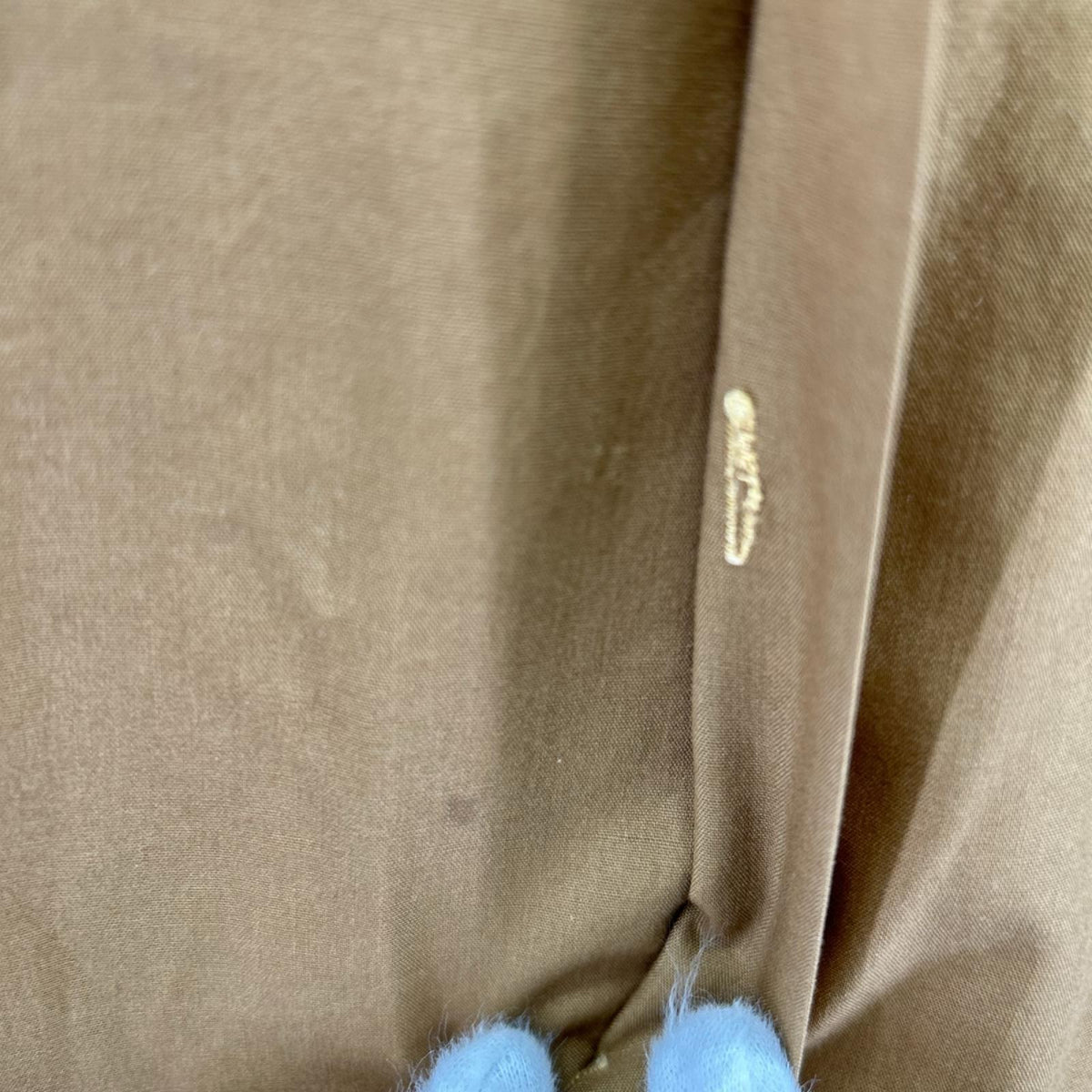 半袖シャツ Sears PERMA-PREST ﾜｰｸｼｬﾂ 茶 ブラウン