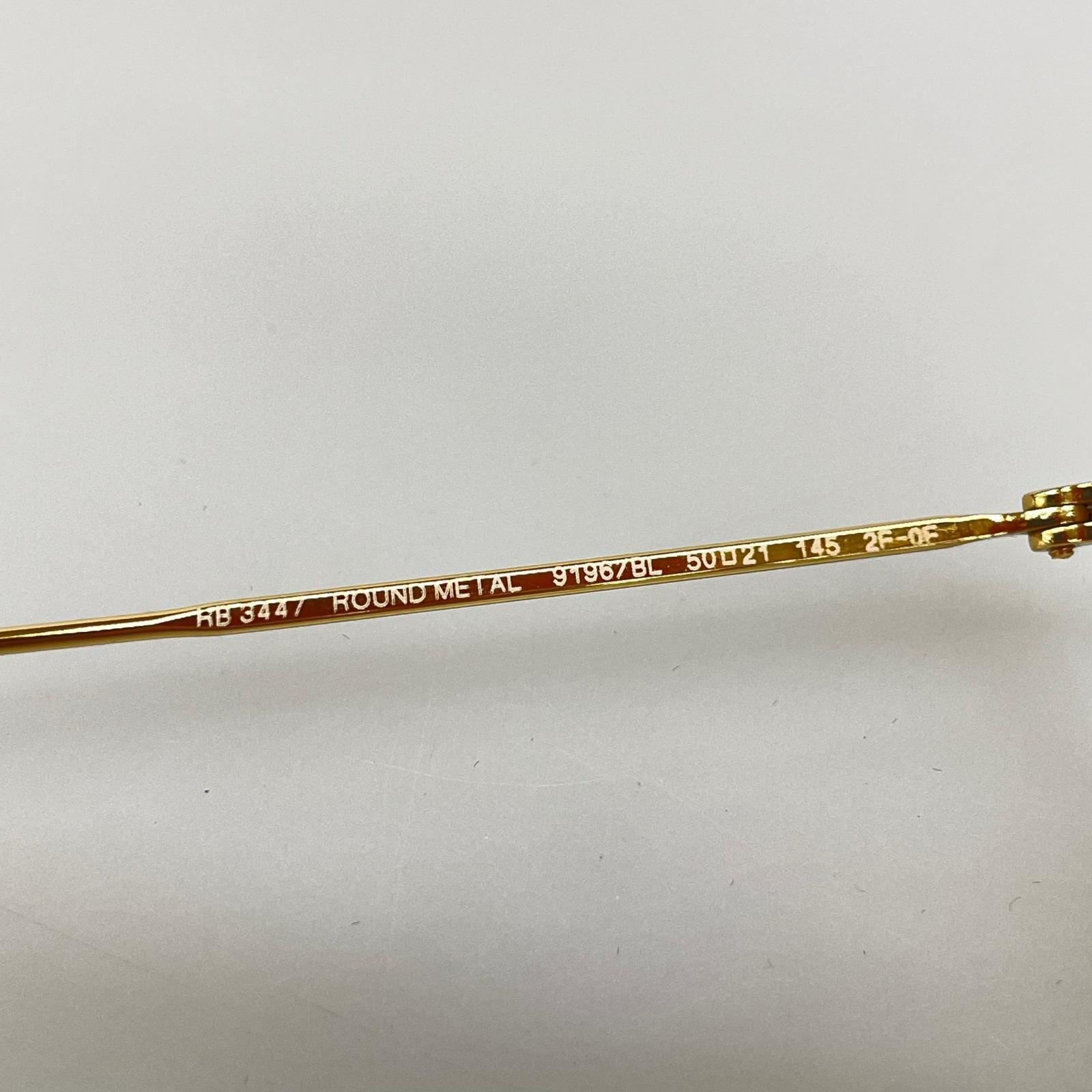 その他アクセサリー rb3447 round metal ケース付 ゴールド