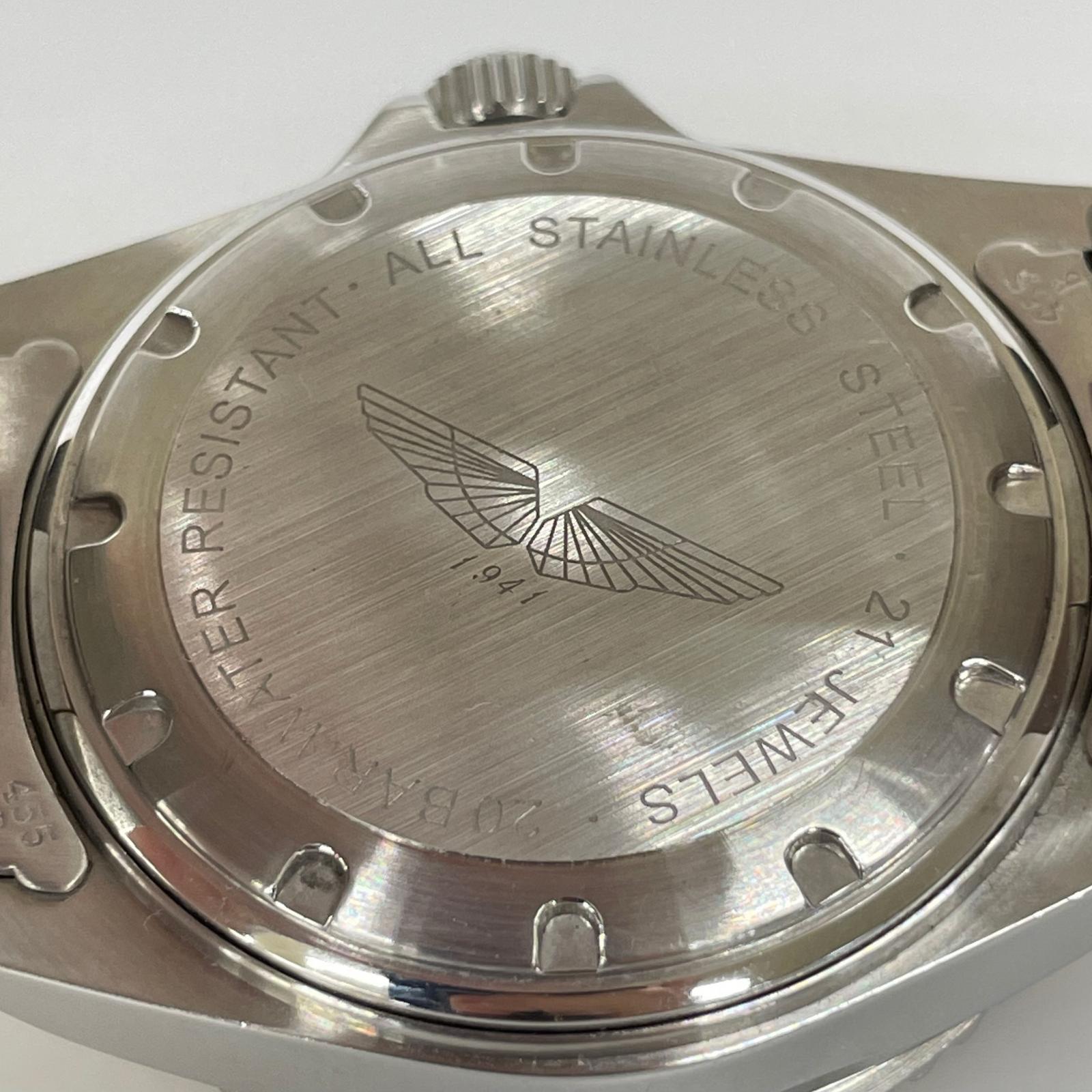腕時計 invicta 自動巻き シルバー