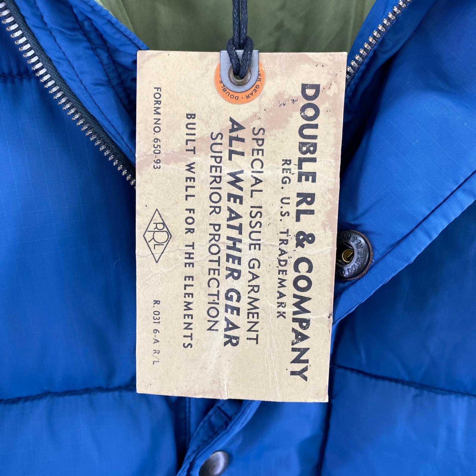ジャケット Quilted Ripstop Hooded Puffer Jacket (S) S ブルー
