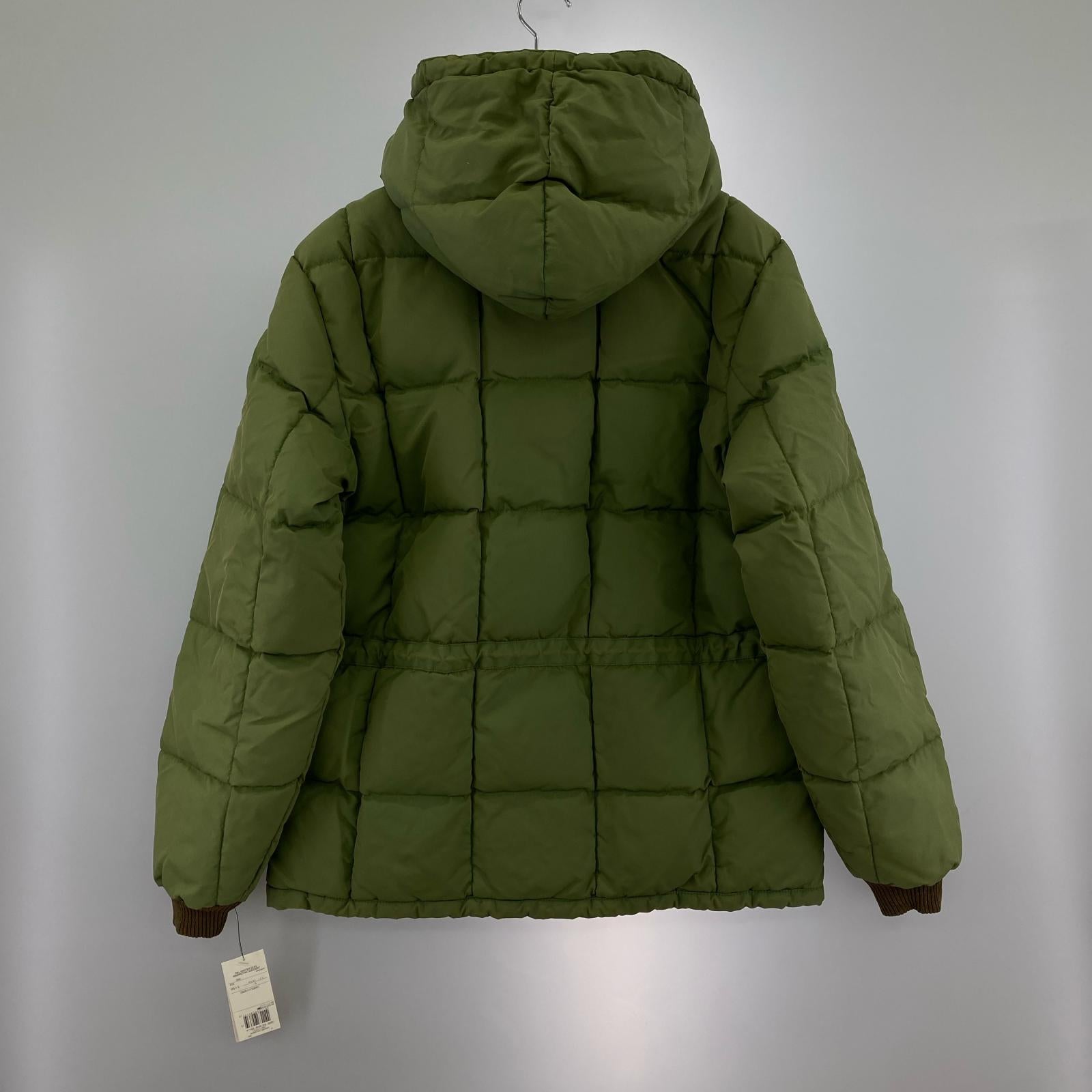 ジャケット Quilted Hooded Puffer Jacket (S) S グリーン