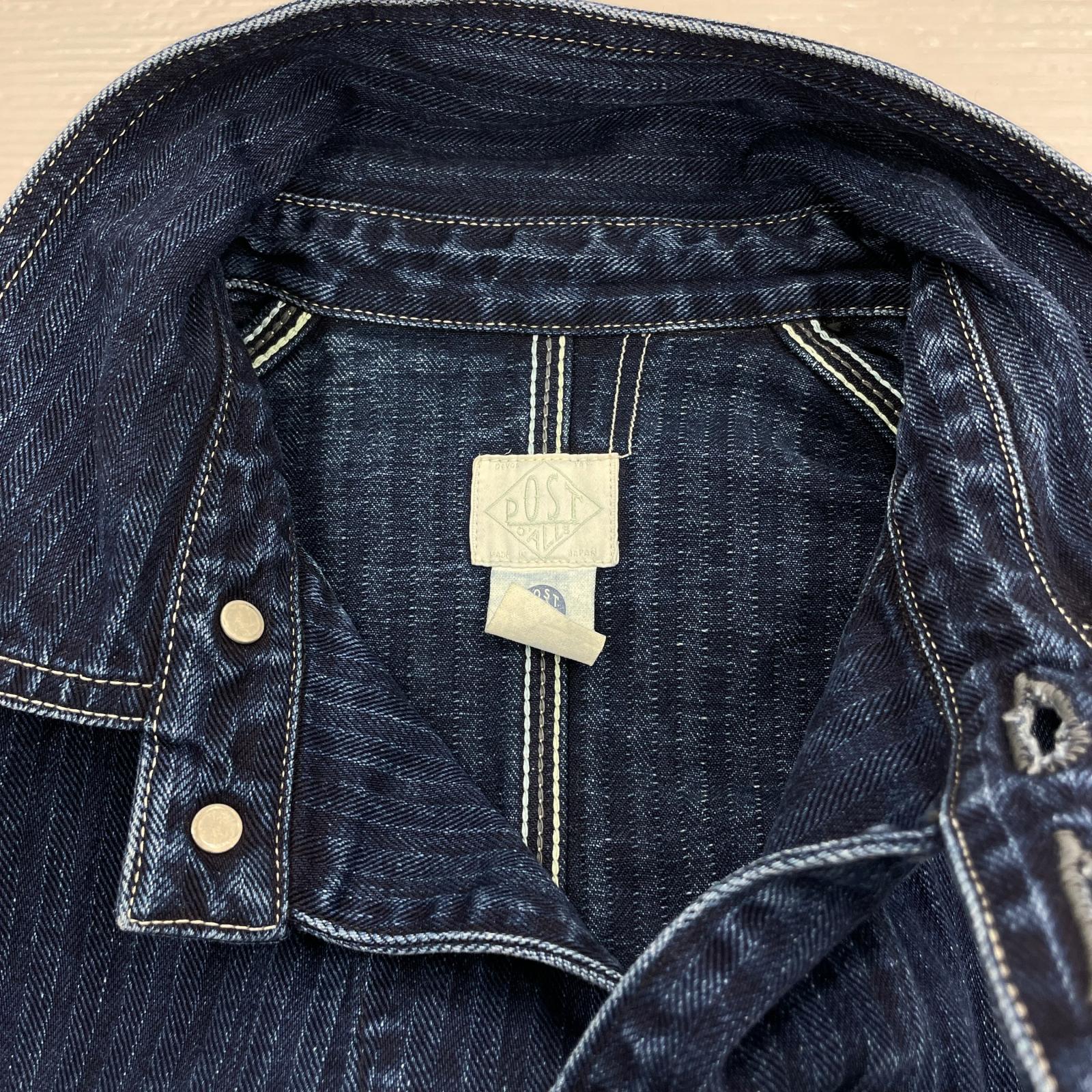 デニムジャケット Engineers Jacket herringbone denim (S) S ネイビー