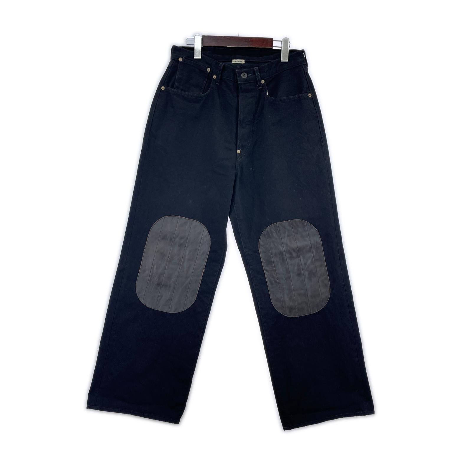 デニムパンツ refomed FRESH MAN PADDED DENIM 3 ブラック 3 ブラック