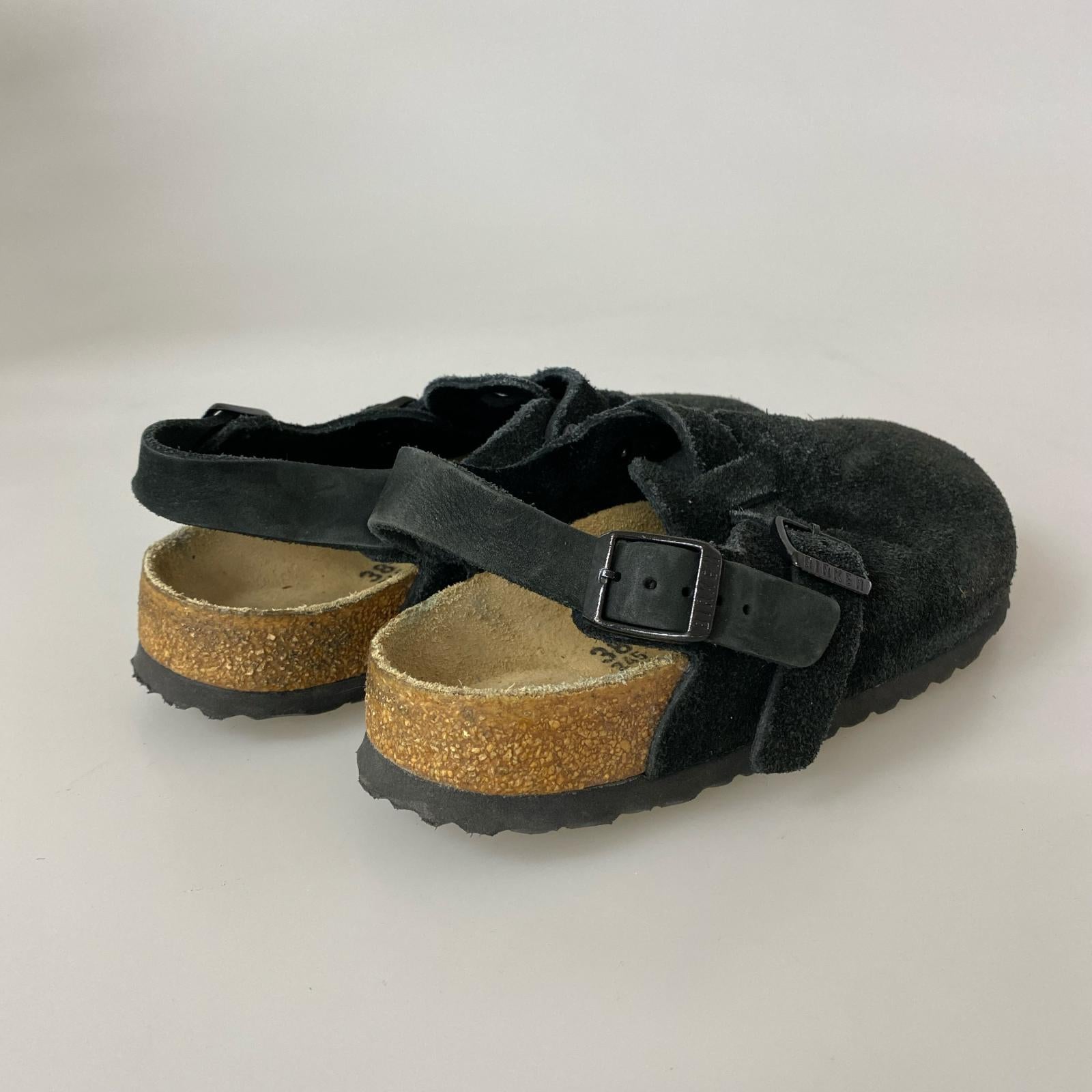 その他靴 トキオスエード サンダル 24.5cm ブラック