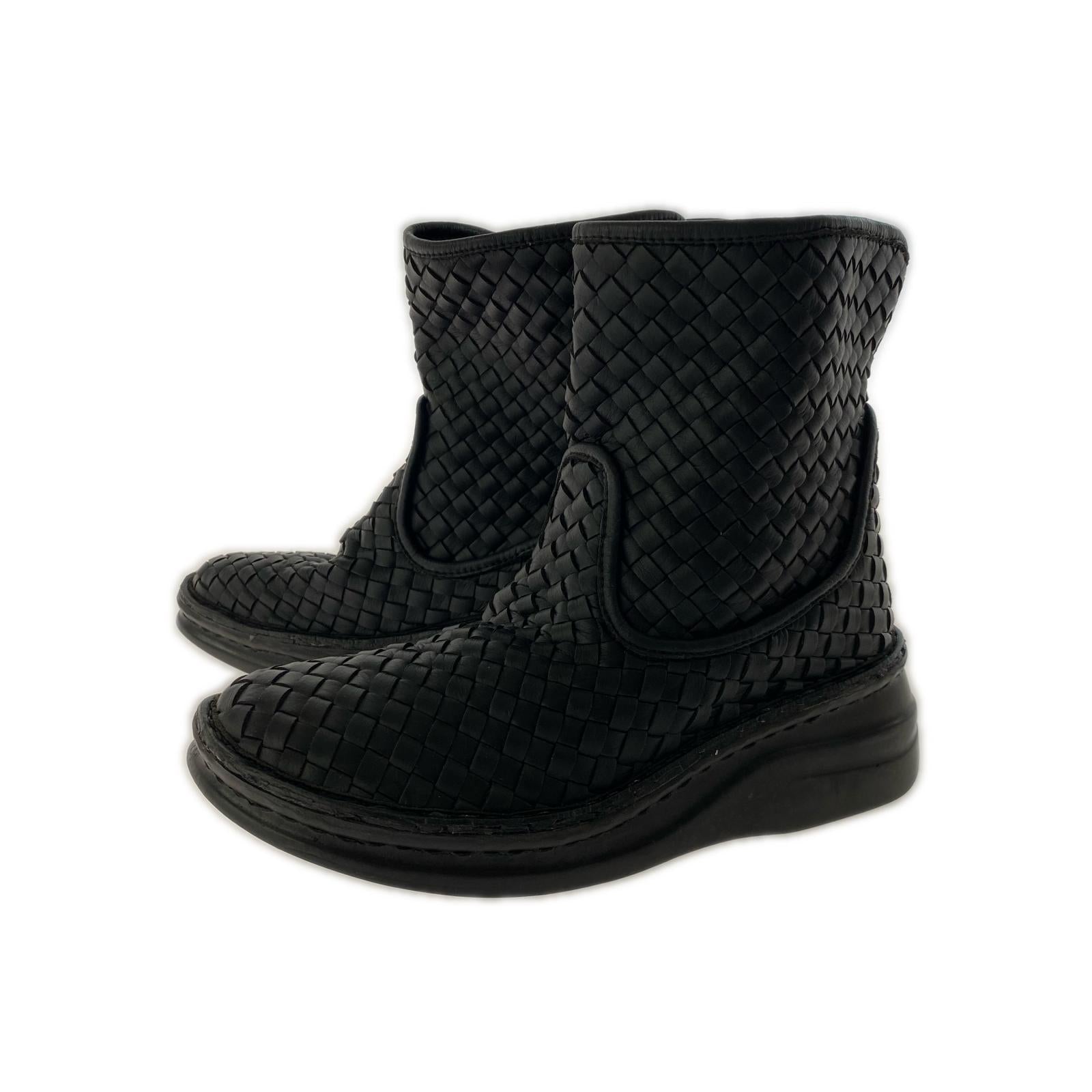 ブーツ Put’ｓ 編みブーツ メッシュ 黒 23cm (US5 UK4 1/2 EU36) ブラック