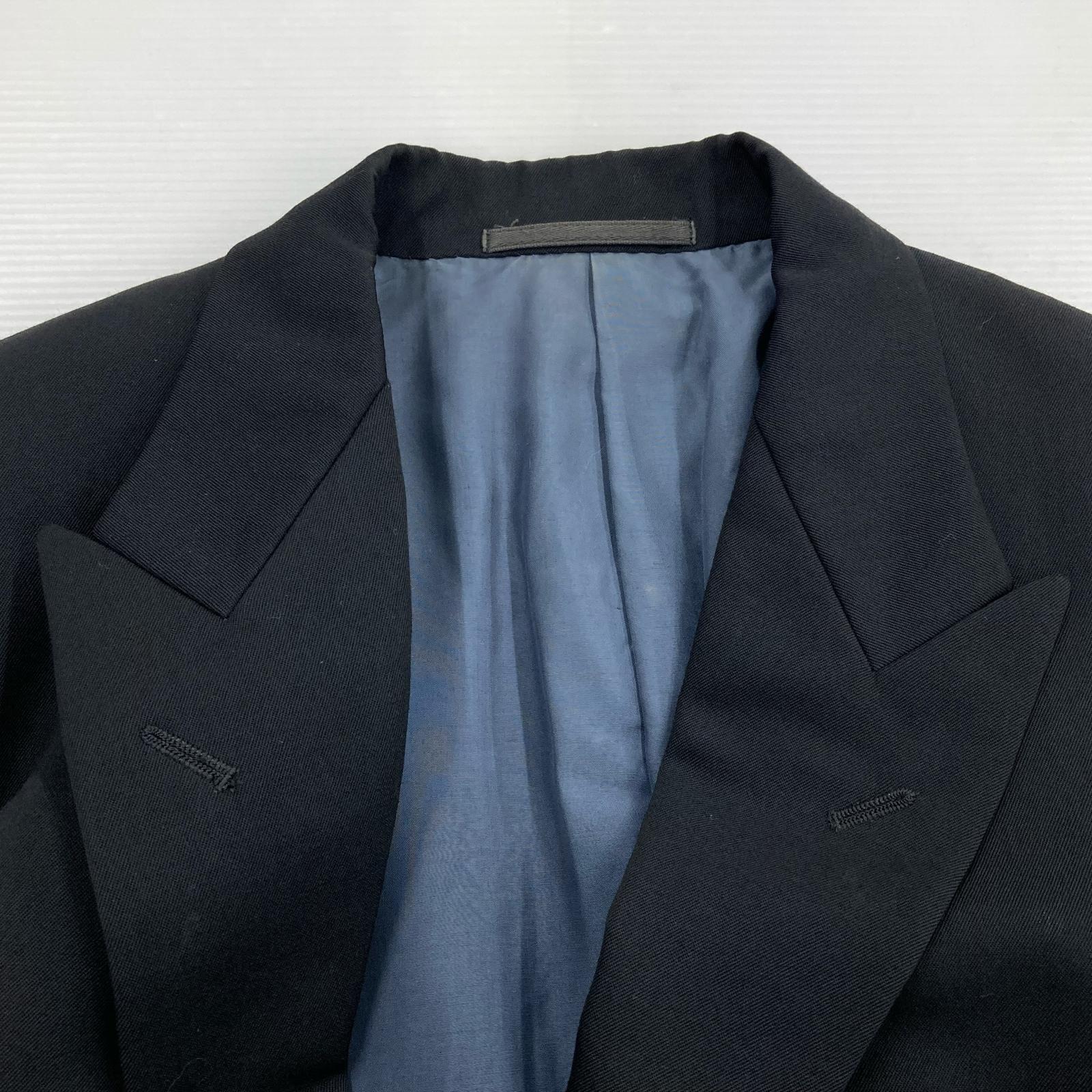 ジャケット COMME des GARCONS HOMME PLUS 90s ピークドラペルテーラードジャケット S ブラック S ブラック