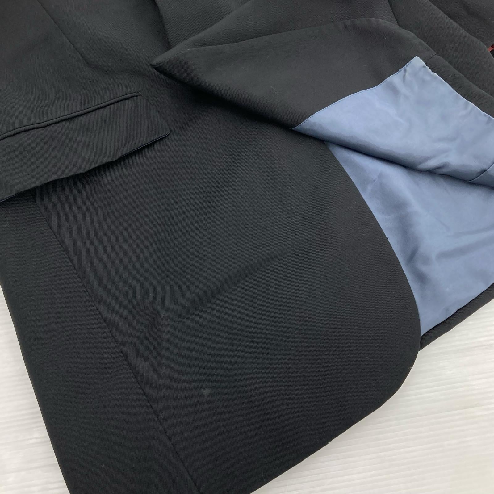 ジャケット COMME des GARCONS HOMME PLUS 90s ピークドラペルテーラードジャケット S ブラック S ブラック
