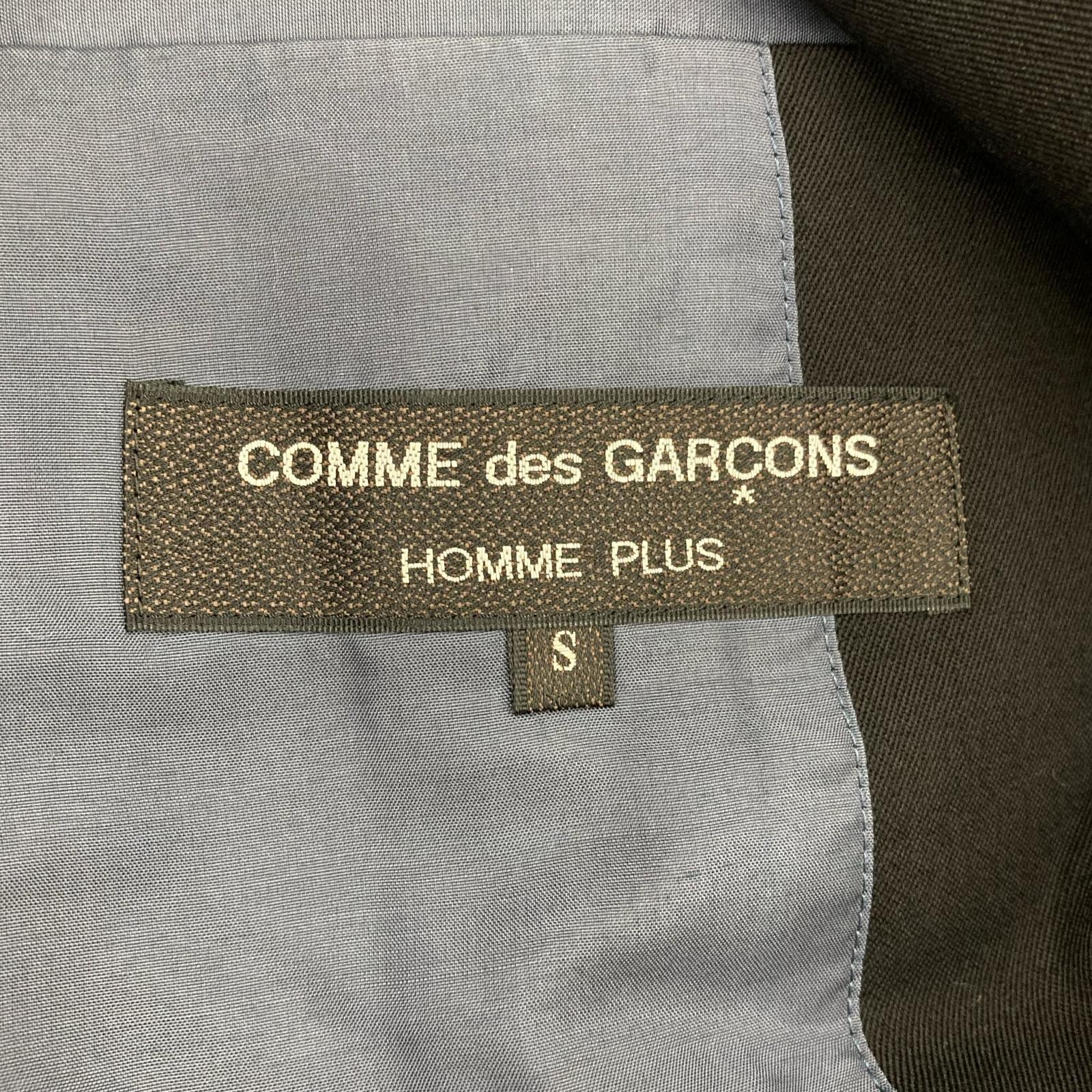 ジャケット COMME des GARCONS HOMME PLUS 90s ピークドラペルテーラードジャケット S ブラック S ブラック