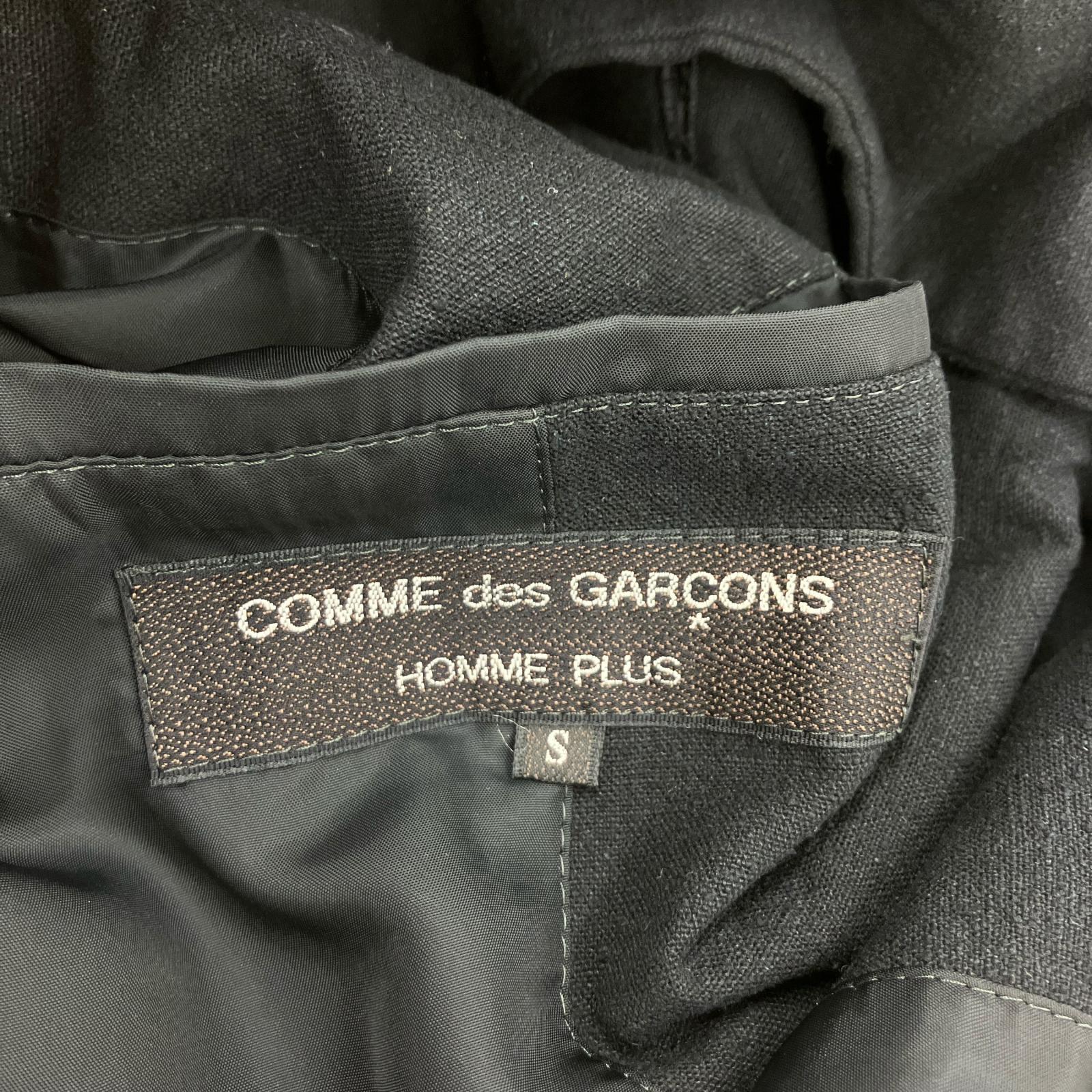 ジャケット COMME des GARCONS HOMME PLUS 80s ボウタイ付 デザインジャケット S ブラック S ブラック