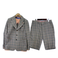 ジャケット JUNYA WATANABE COMME des GARCONS レーヨンチェックセットアップ S グレー S グレー