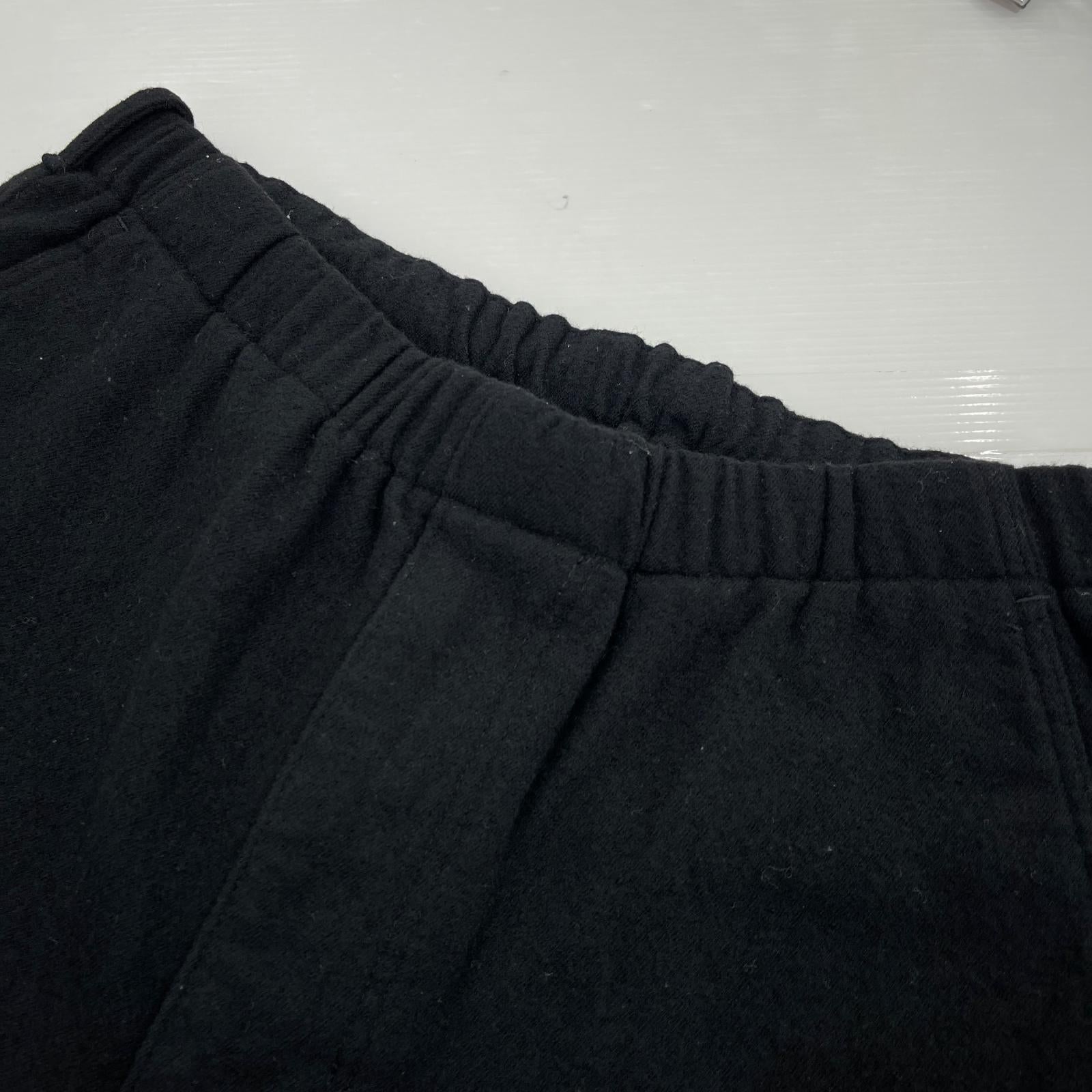 パンツ 23AW WOOL EASY PANTS 黒 (M) M ブラック