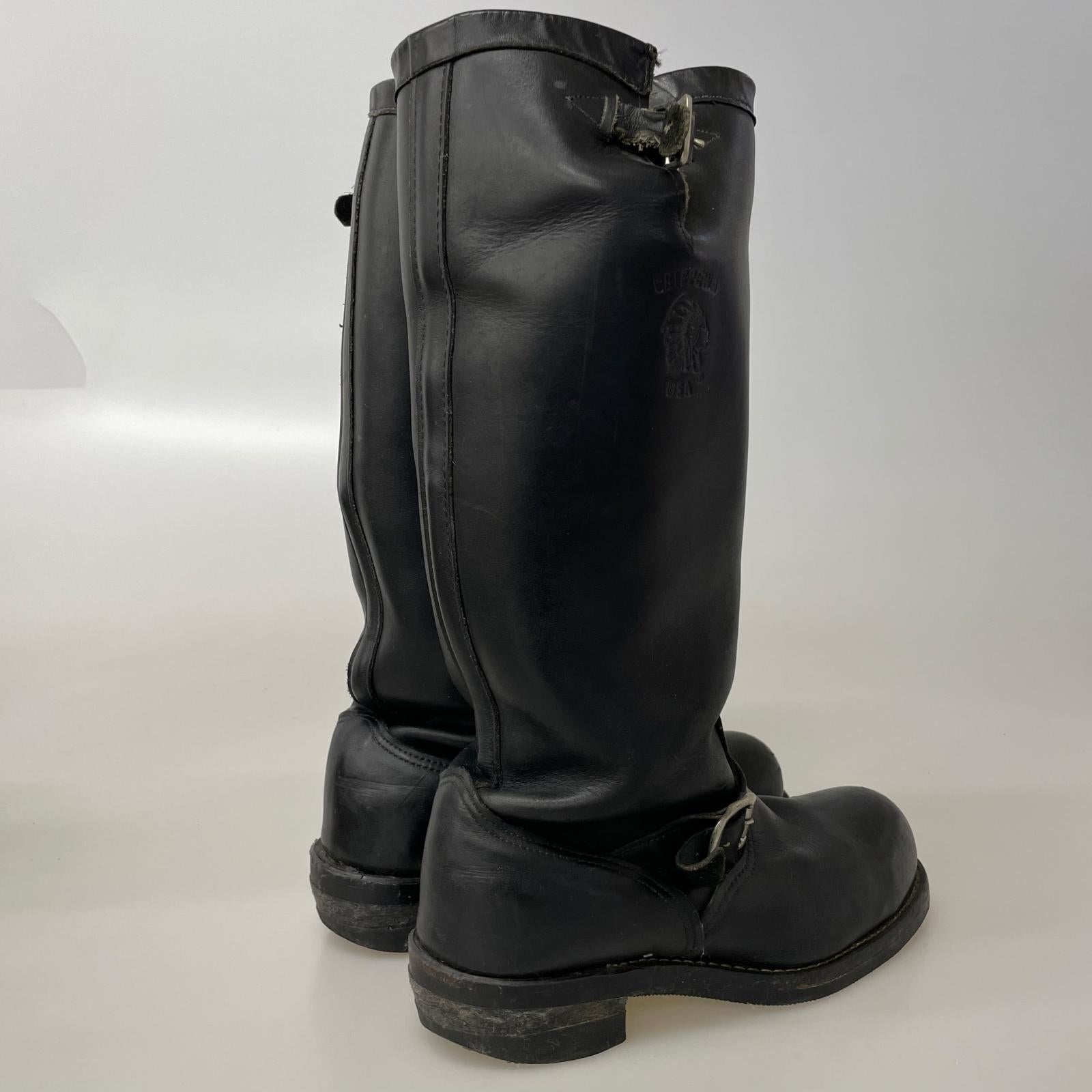ブーツ Chippewa 27909 ロングエンジニアブーツ ブラック