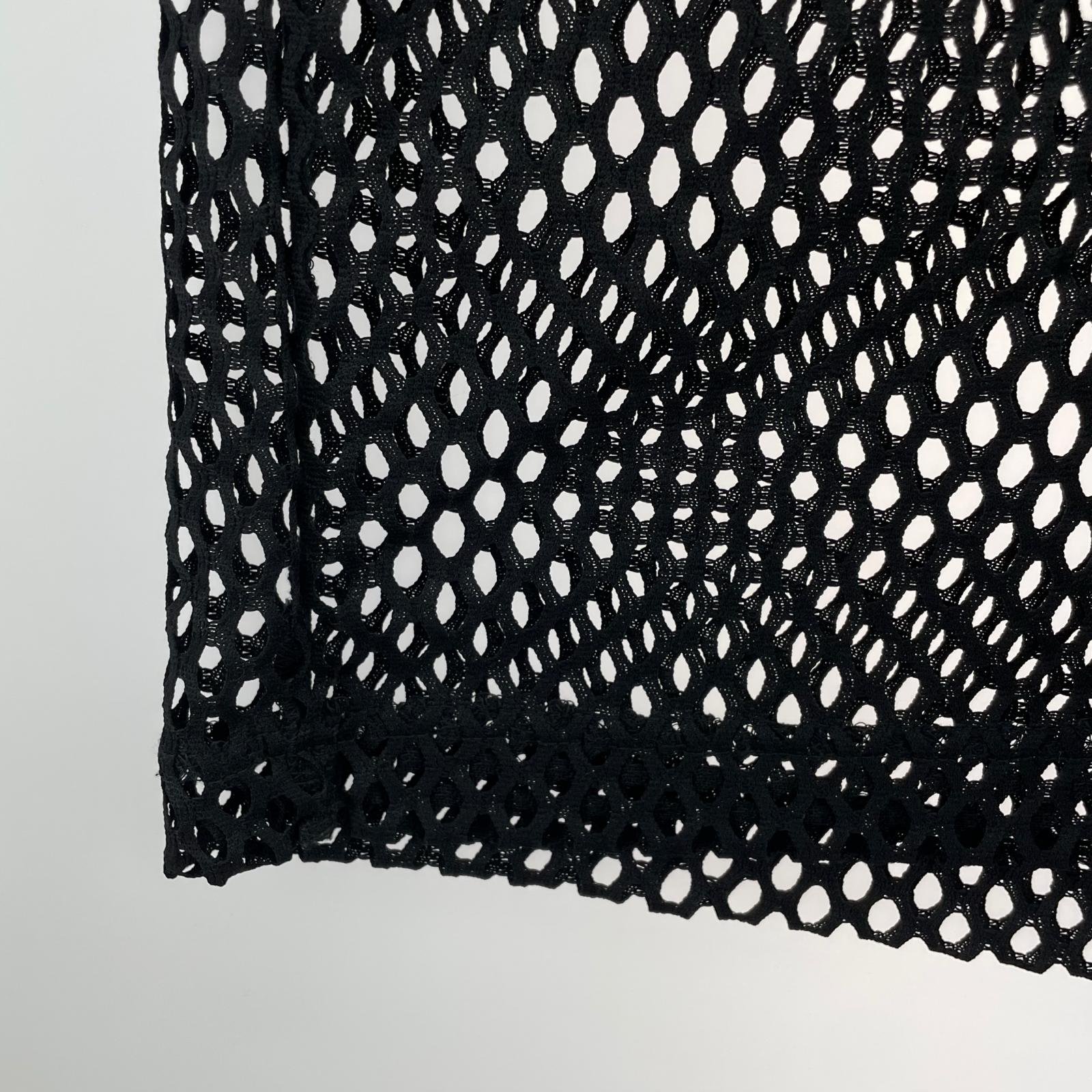 半袖Ｔシャツ COMME des GARCONS HOMME PLUS メッシュカットソー PD-T052 黒 (M) M ブラック