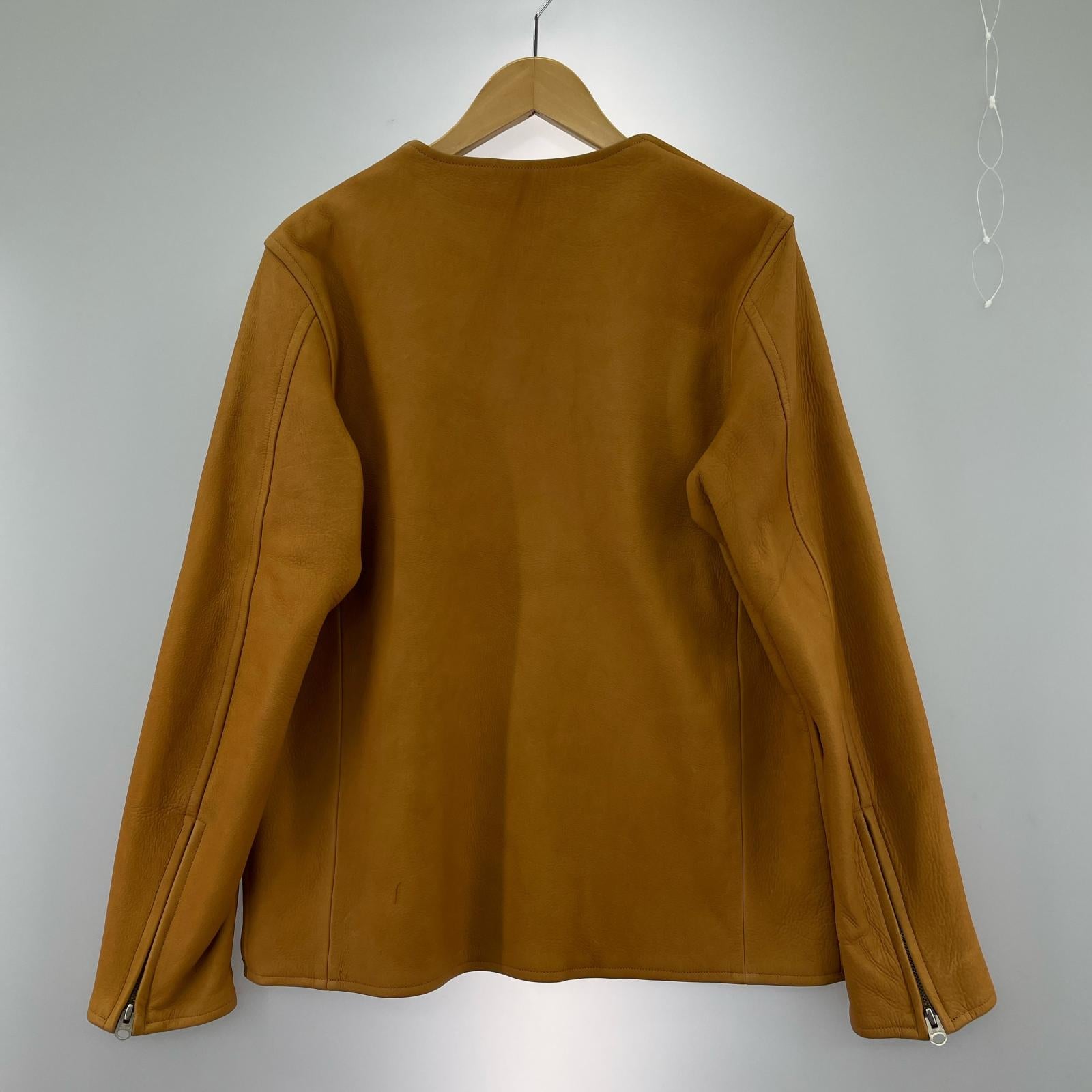 ジャケット FINE CREEK Plant プラント Deer SKIN 茶 38 ブラウン