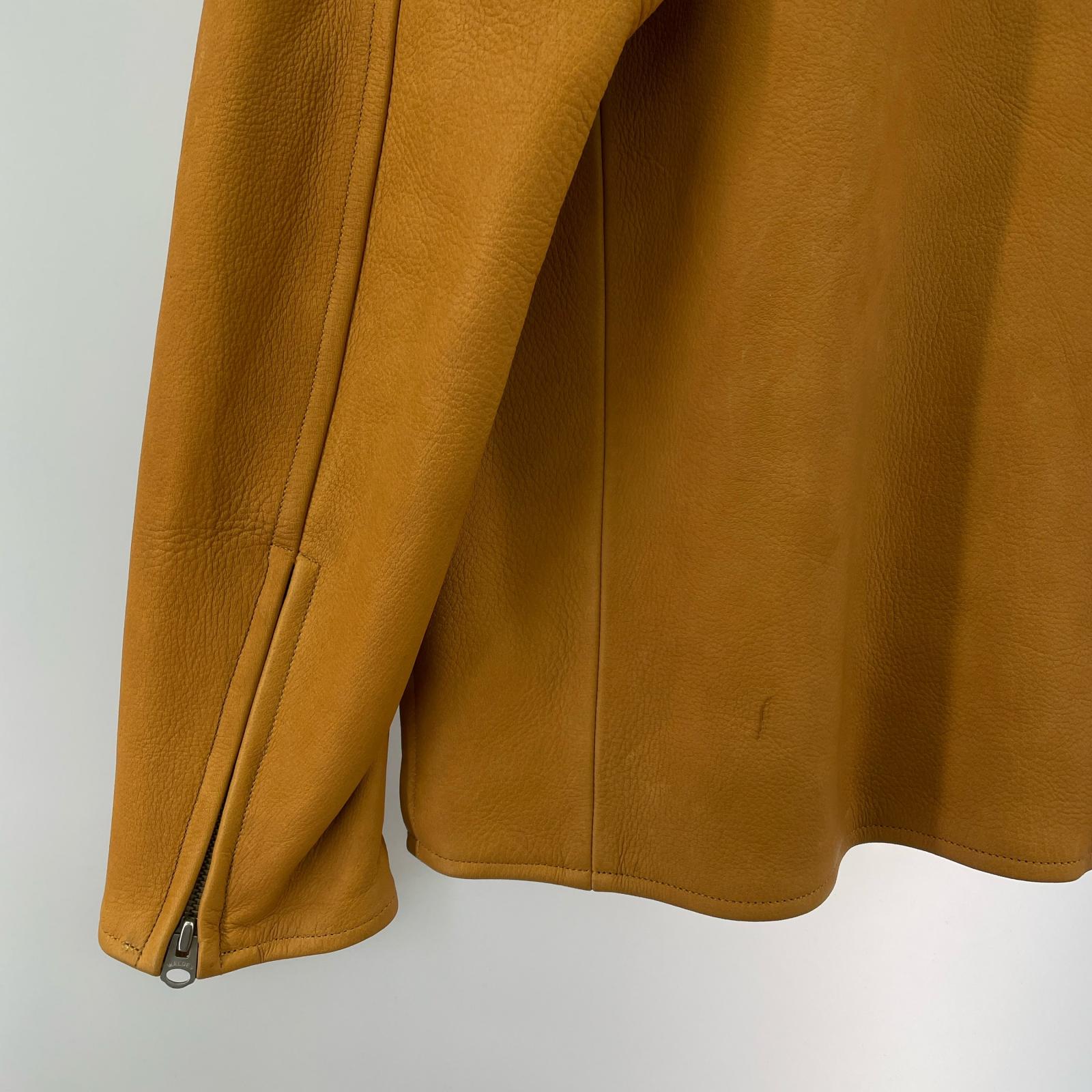ジャケット FINE CREEK Plant プラント Deer SKIN 茶 38 ブラウン