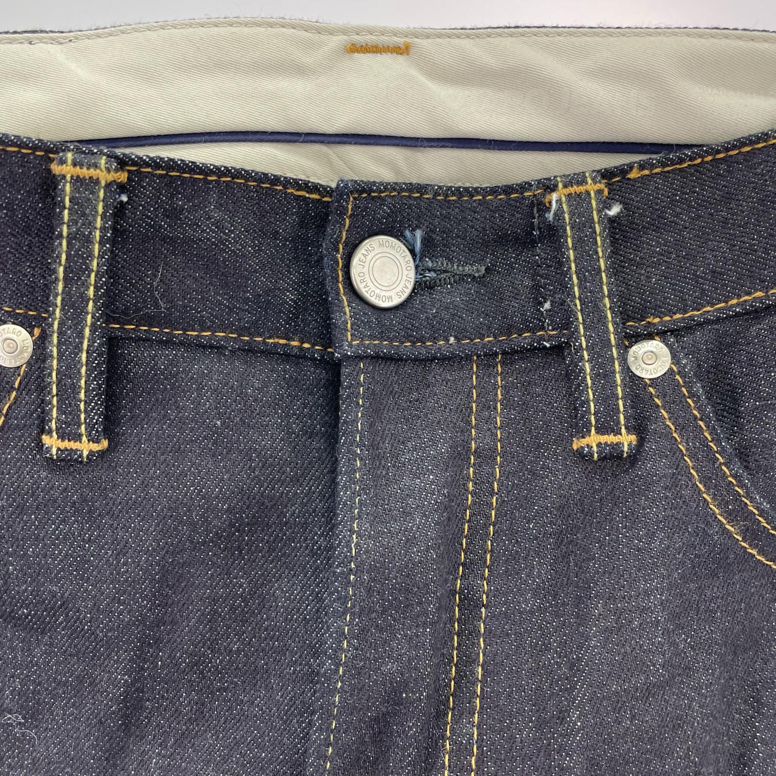 デニムパンツ MOMOTARO JEANS デニムパンツ Lot.002 (W32) 32 ネイビー