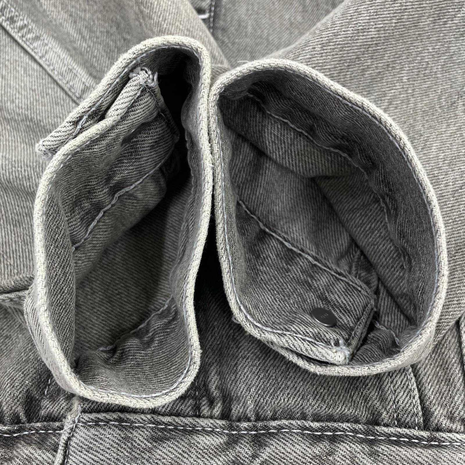 デニムジャケット Levi's SilverTab Trucker Jacket グレー (XL) グレー