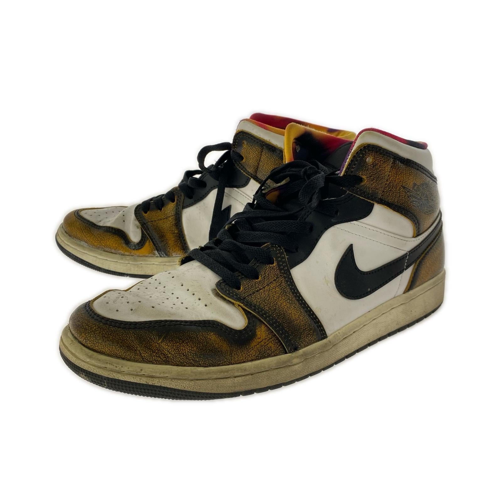 スニーカー AIR JORDAN 1 MID SE 黄 (29.0) 29cm (US11 UK10 1/2 EU48)