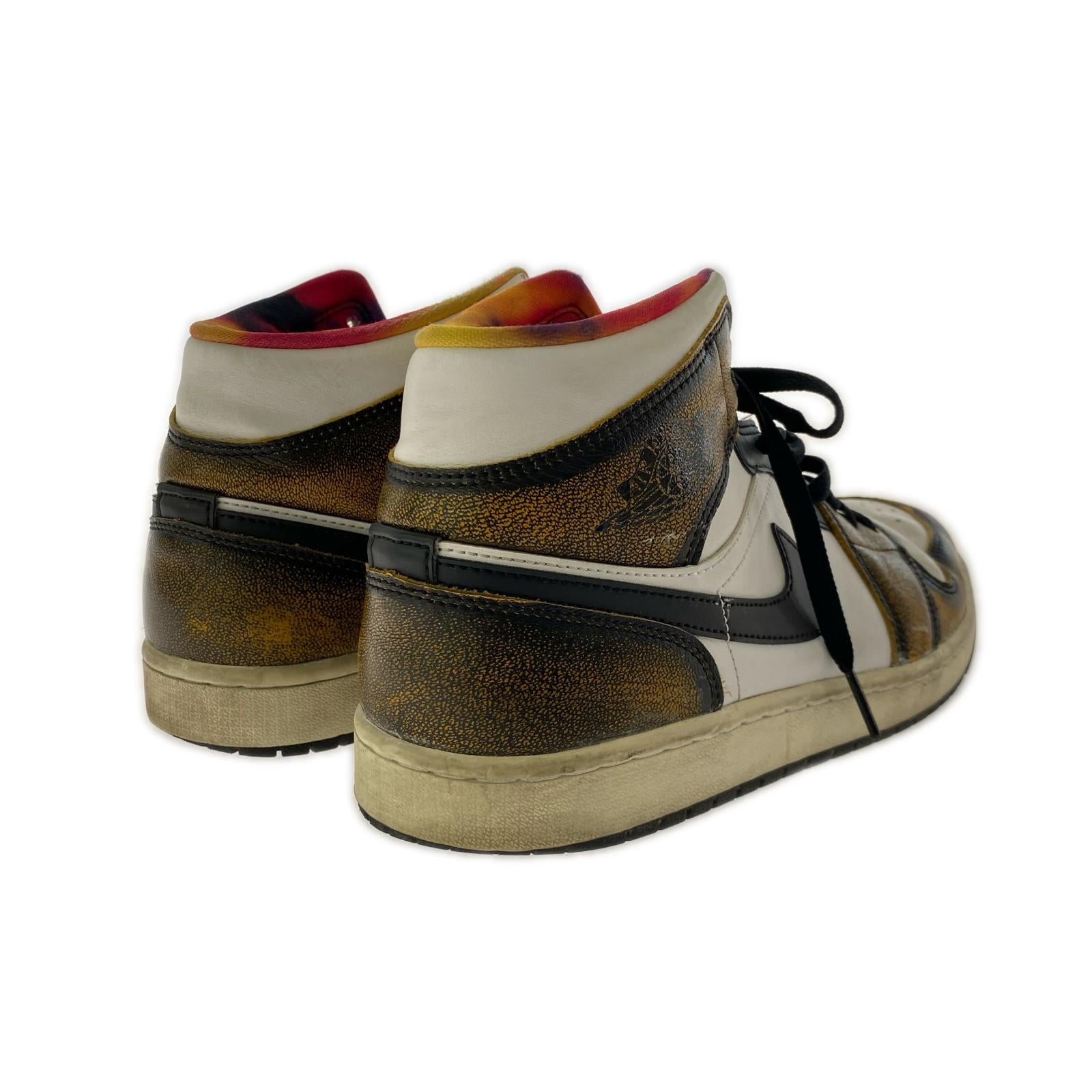 スニーカー AIR JORDAN 1 MID SE 黄 (29.0) 29cm (US11 UK10 1/2 EU48)