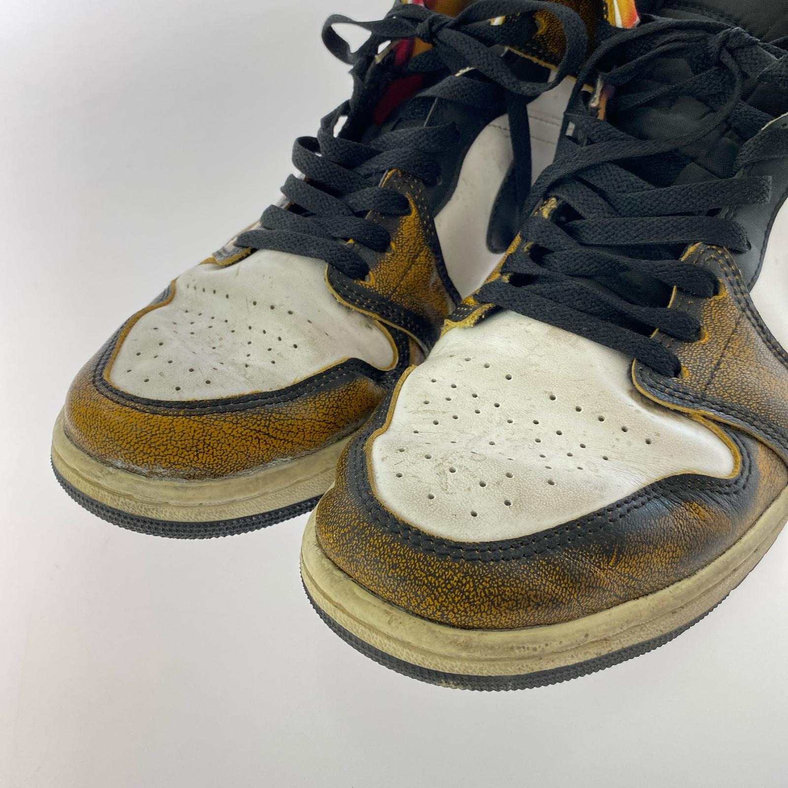 スニーカー AIR JORDAN 1 MID SE 黄 (29.0) 29cm (US11 UK10 1/2 EU48)