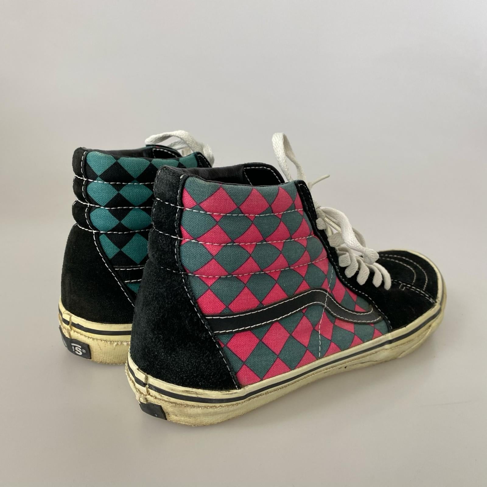 スニーカー 00s HAZE期 コラボ SK8-HI (29cm) 市松模様