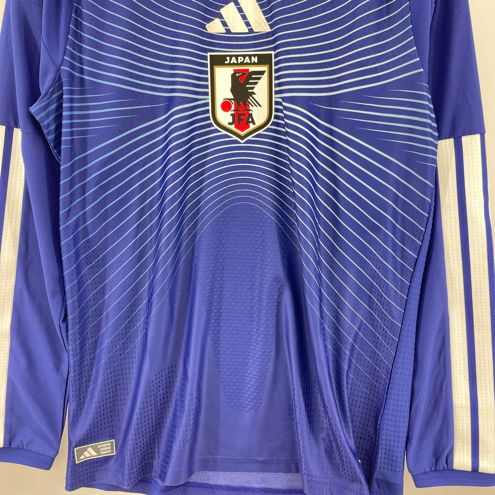 長袖Ｔシャツ サッカー日本代表オーセンティックユニフォーム 青 XL ブルー
