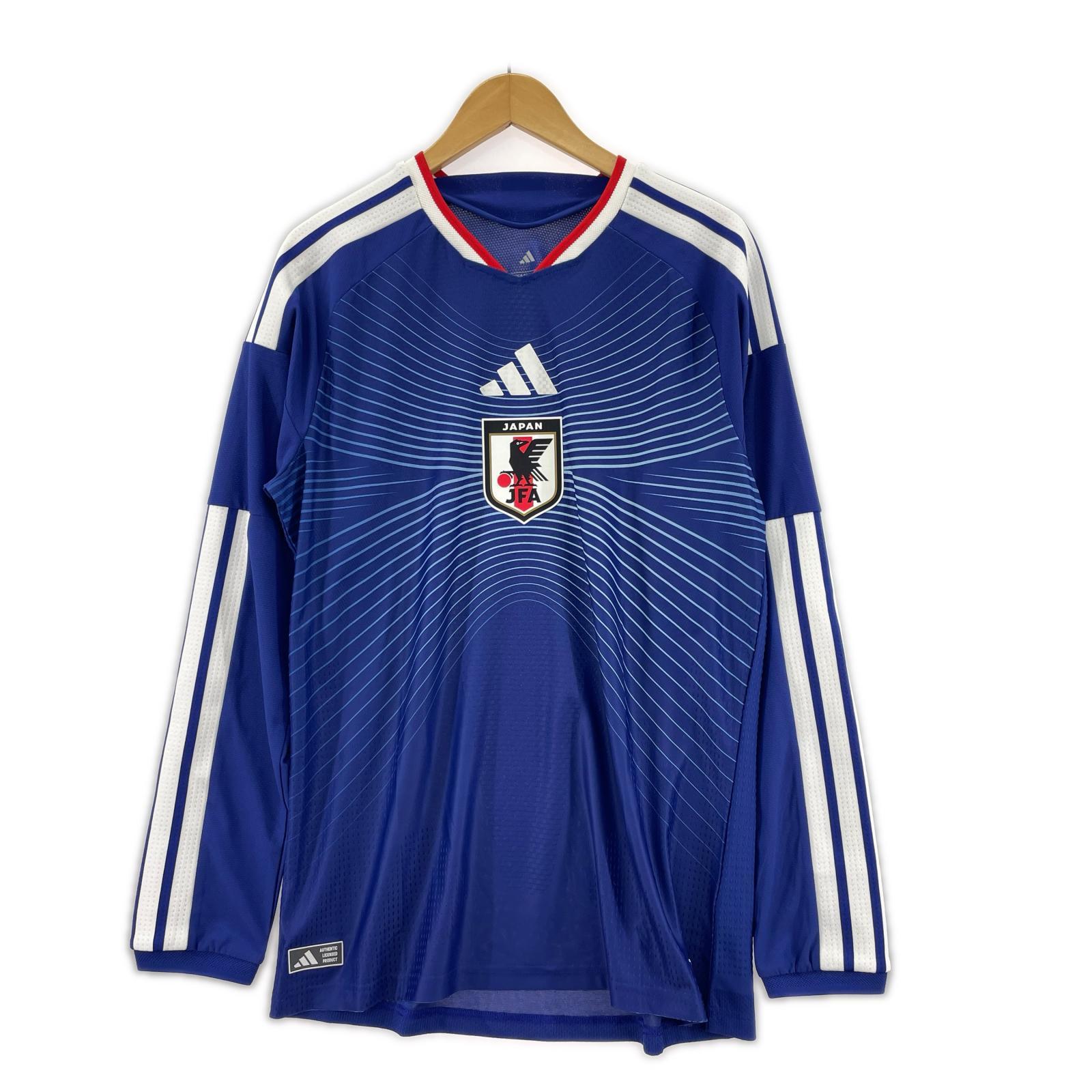 長袖Ｔシャツ サッカー日本代表オーセンティックユニフォーム 青 XL ブルー