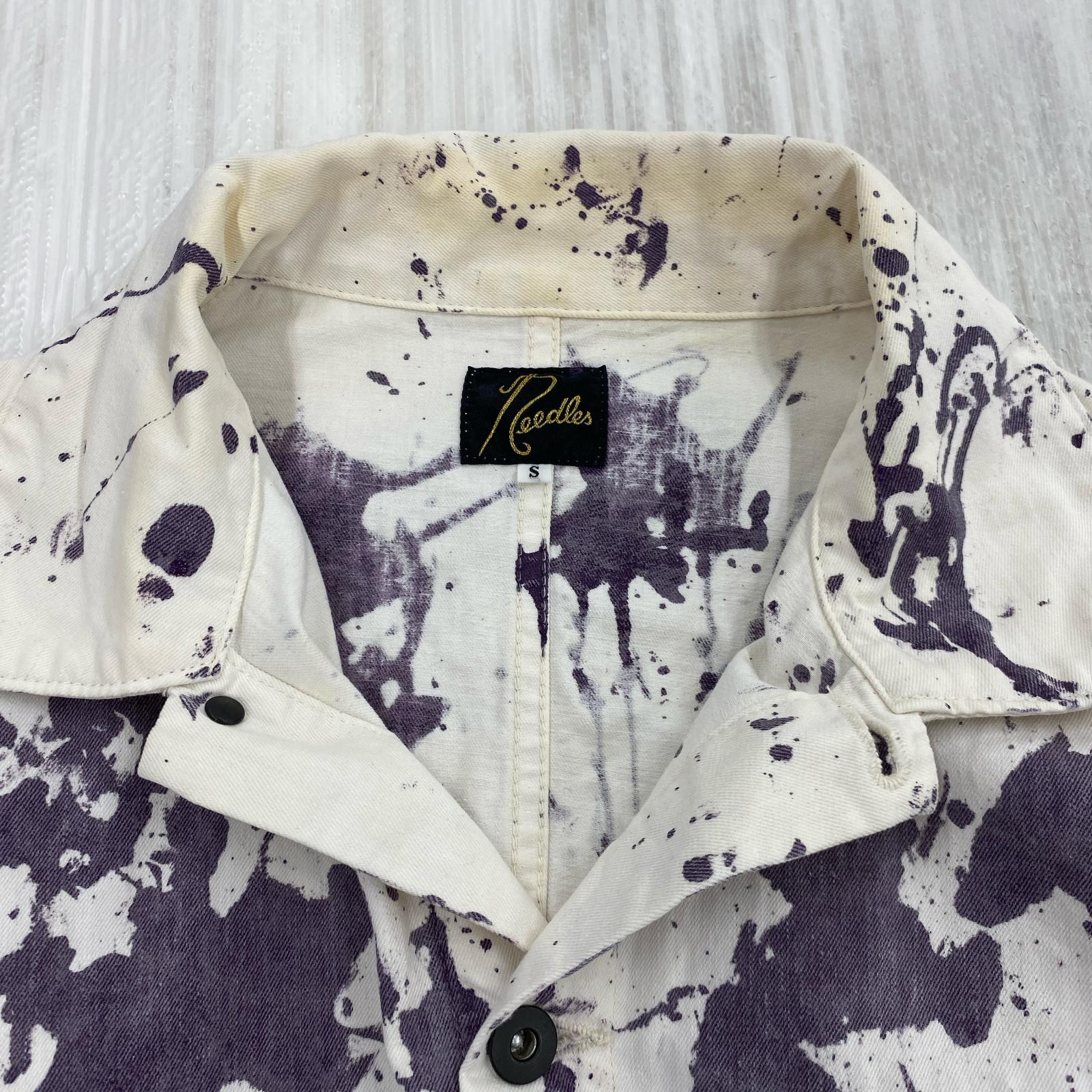 長袖シャツ D.N Coverall ペイントジャケット S ホワイト
