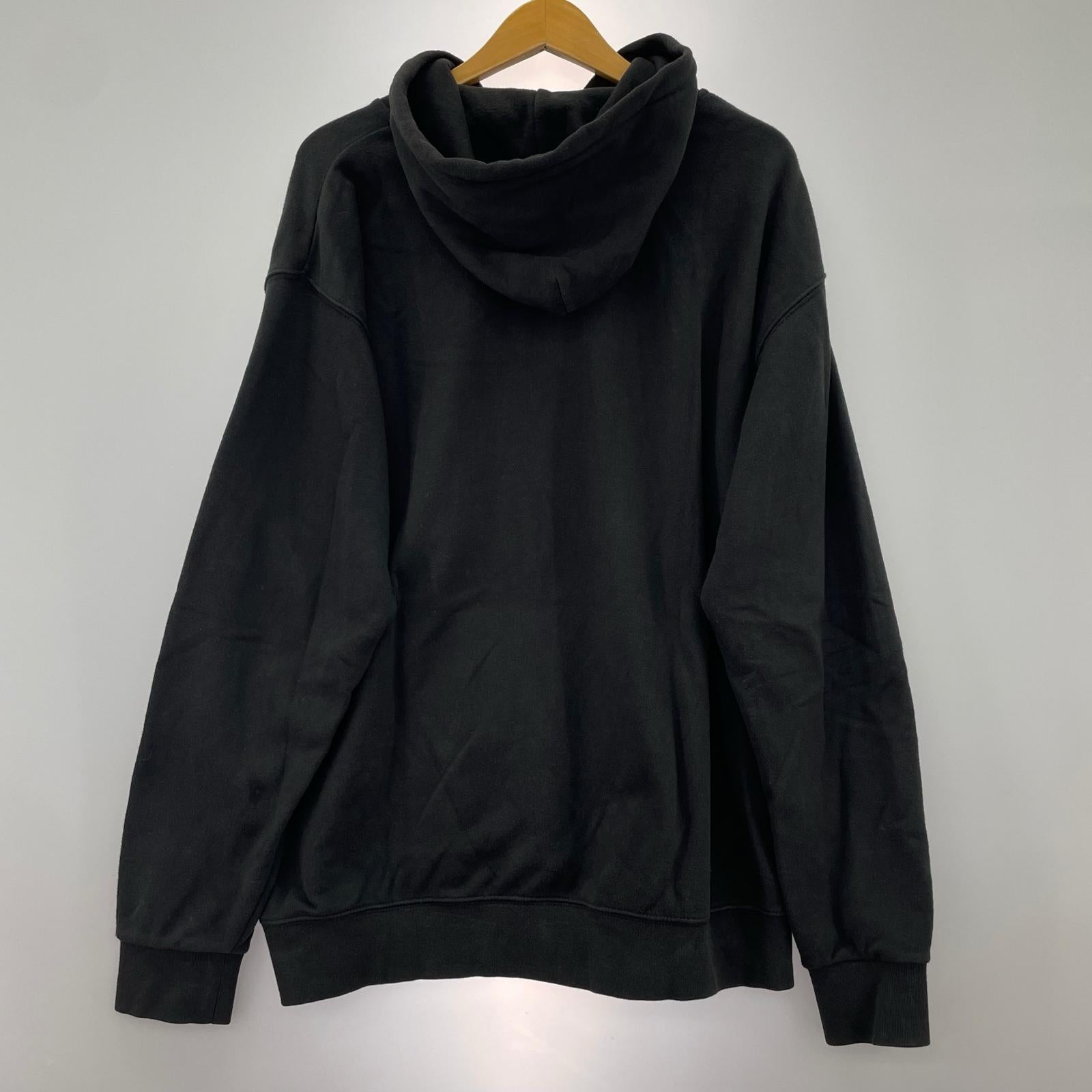パーカー CDG ロゴ プリント ブラック (XXL) ブラック