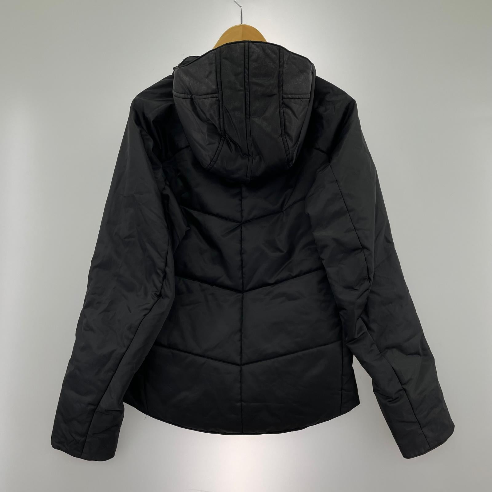 ジャケット 黒 中綿ｼﾝｻﾚｰﾄ ﾀﾞﾌﾞﾙｼﾞｯﾌﾟ 46 ブラック