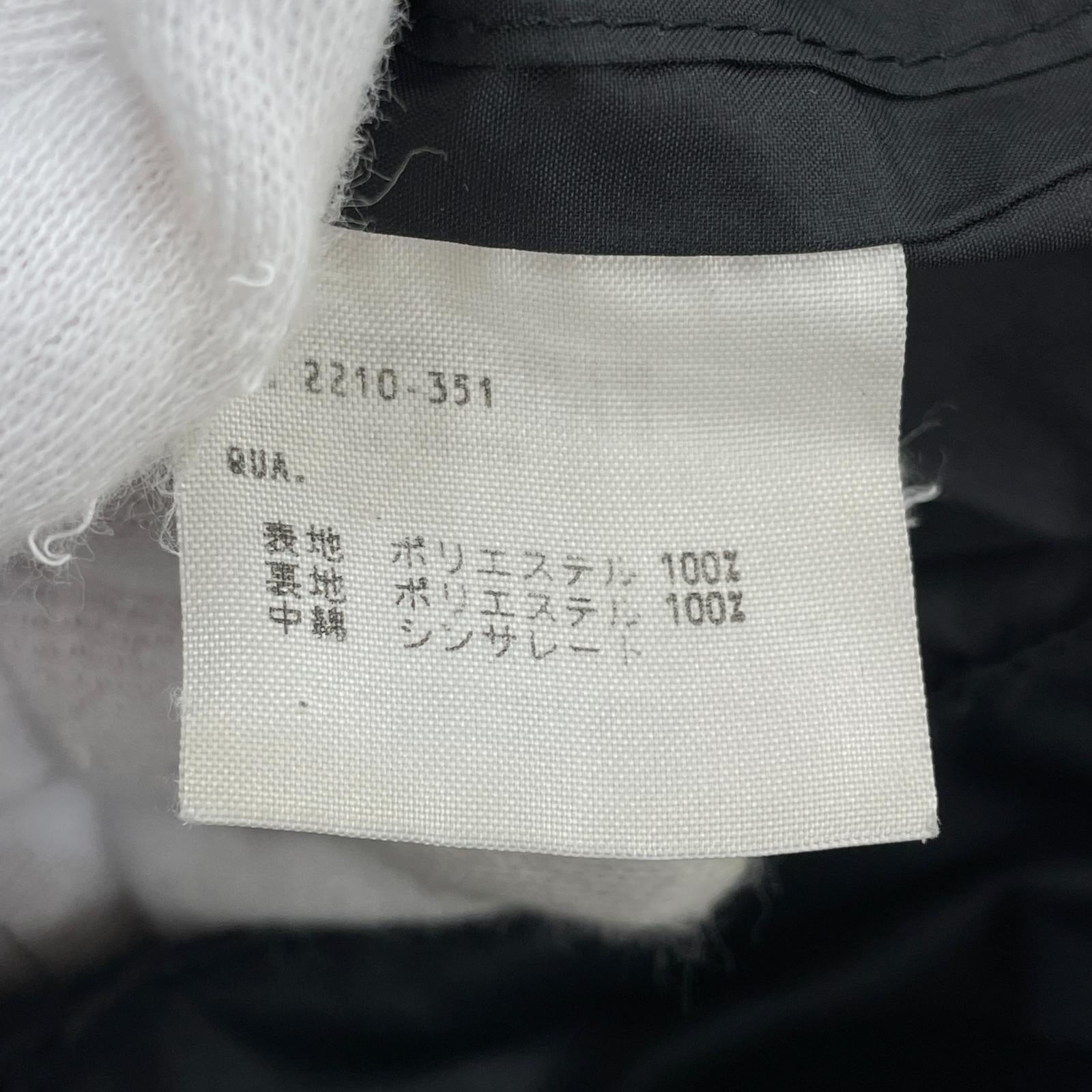 ジャケット 黒 中綿ｼﾝｻﾚｰﾄ ﾀﾞﾌﾞﾙｼﾞｯﾌﾟ 46 ブラック