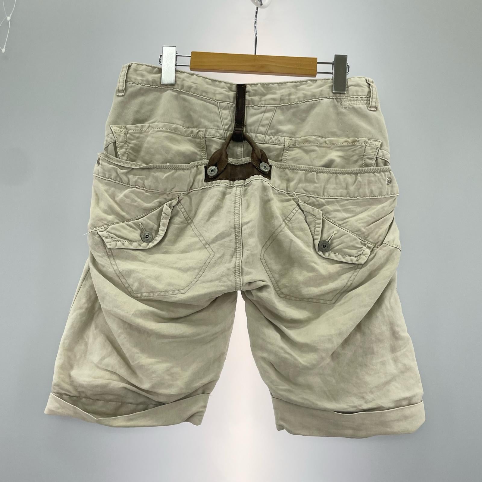 ショートパンツ カーゴショーツ 白 M ホワイト